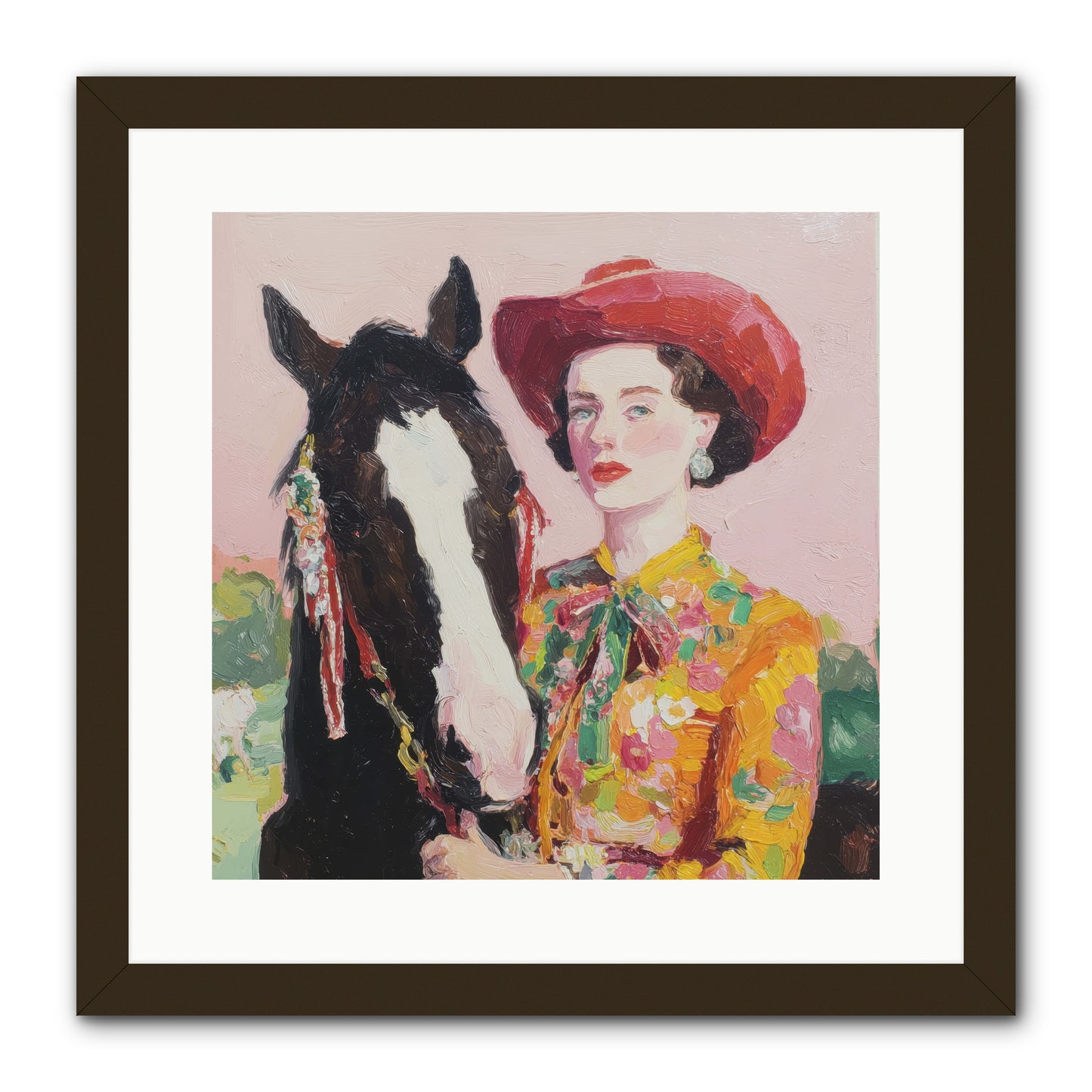 The Far Side of Wonder -- Framed Print - Black 16x16