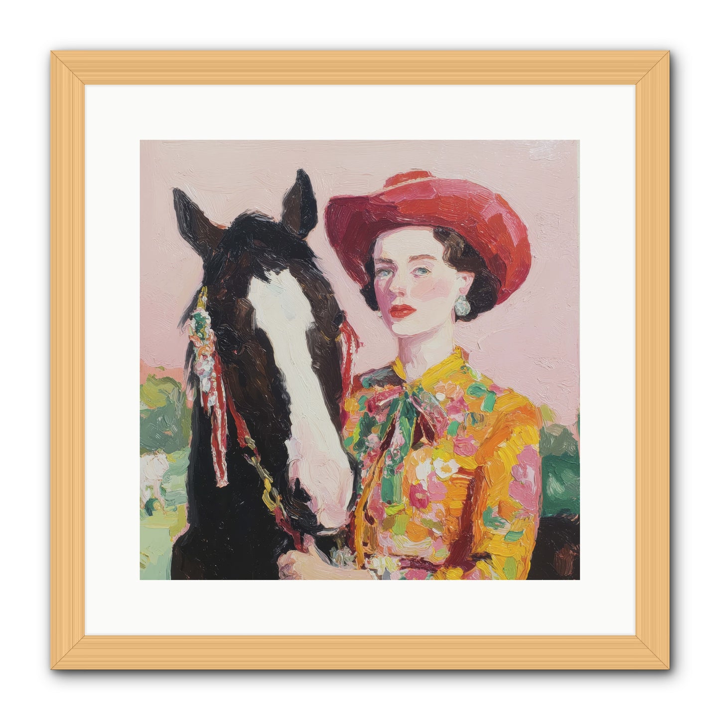 The Far Side of Wonder -- Framed Print - Natural 16x16