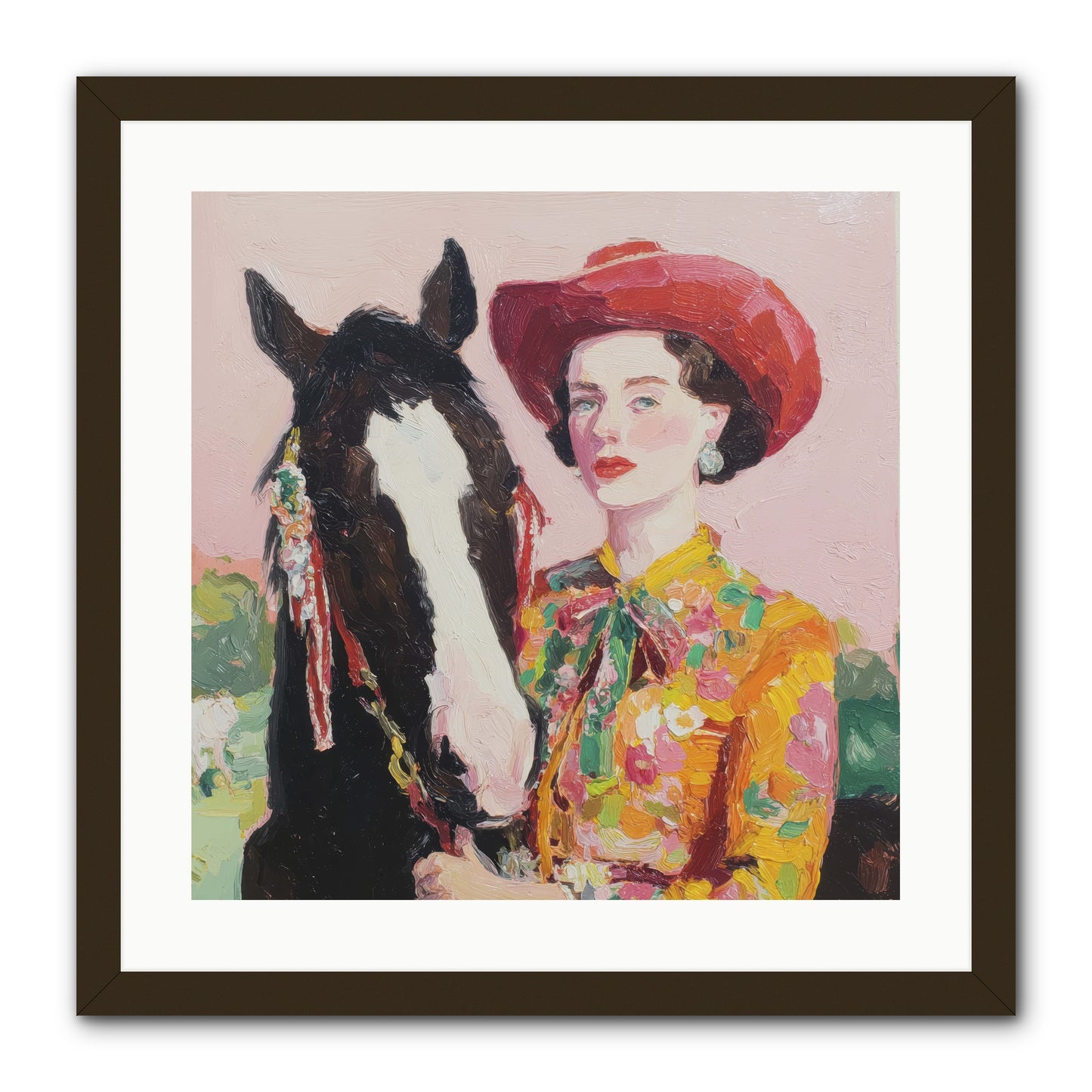 The Far Side of Wonder -- Framed Print - Black 20x20