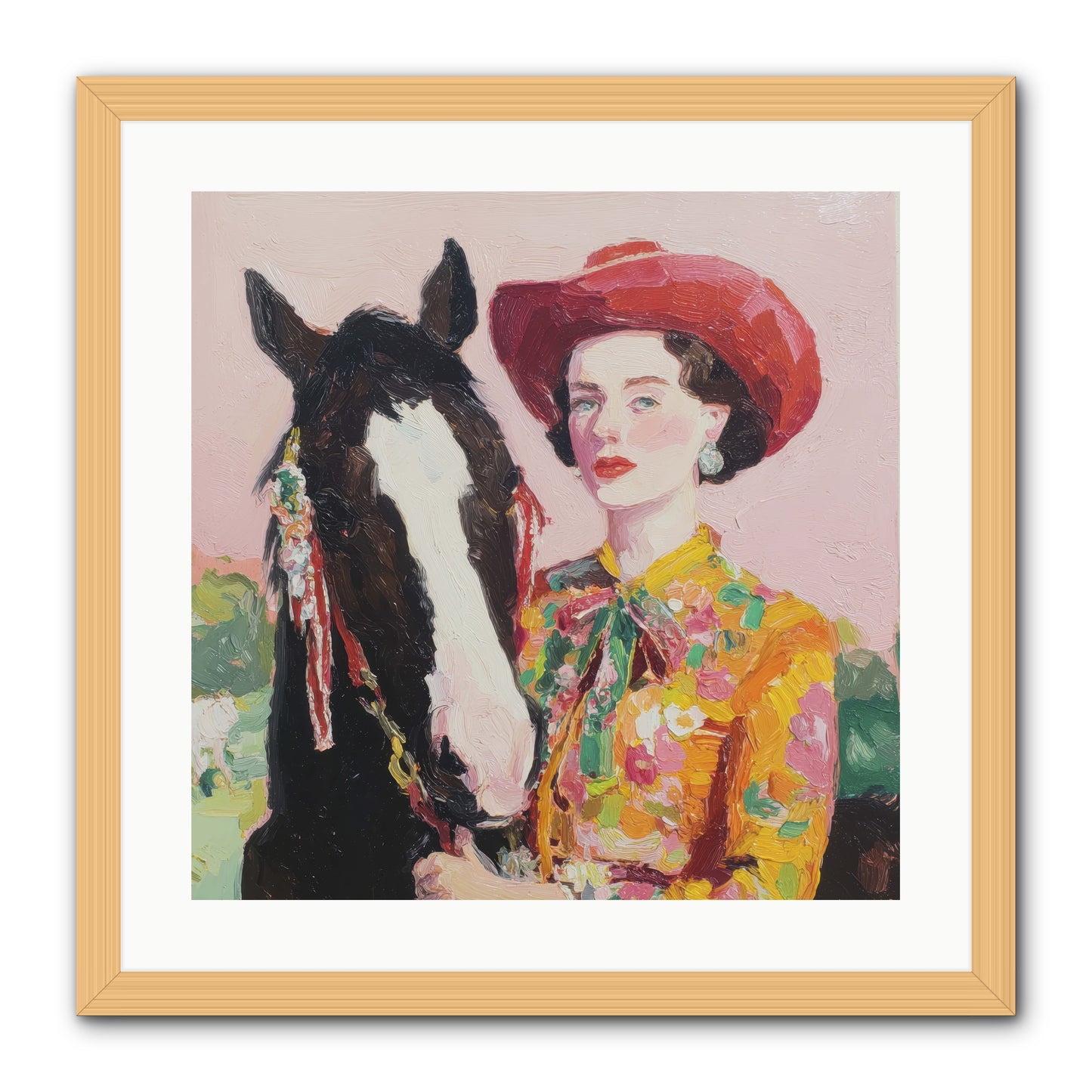 The Far Side of Wonder -- Framed Print - Natural 20x20