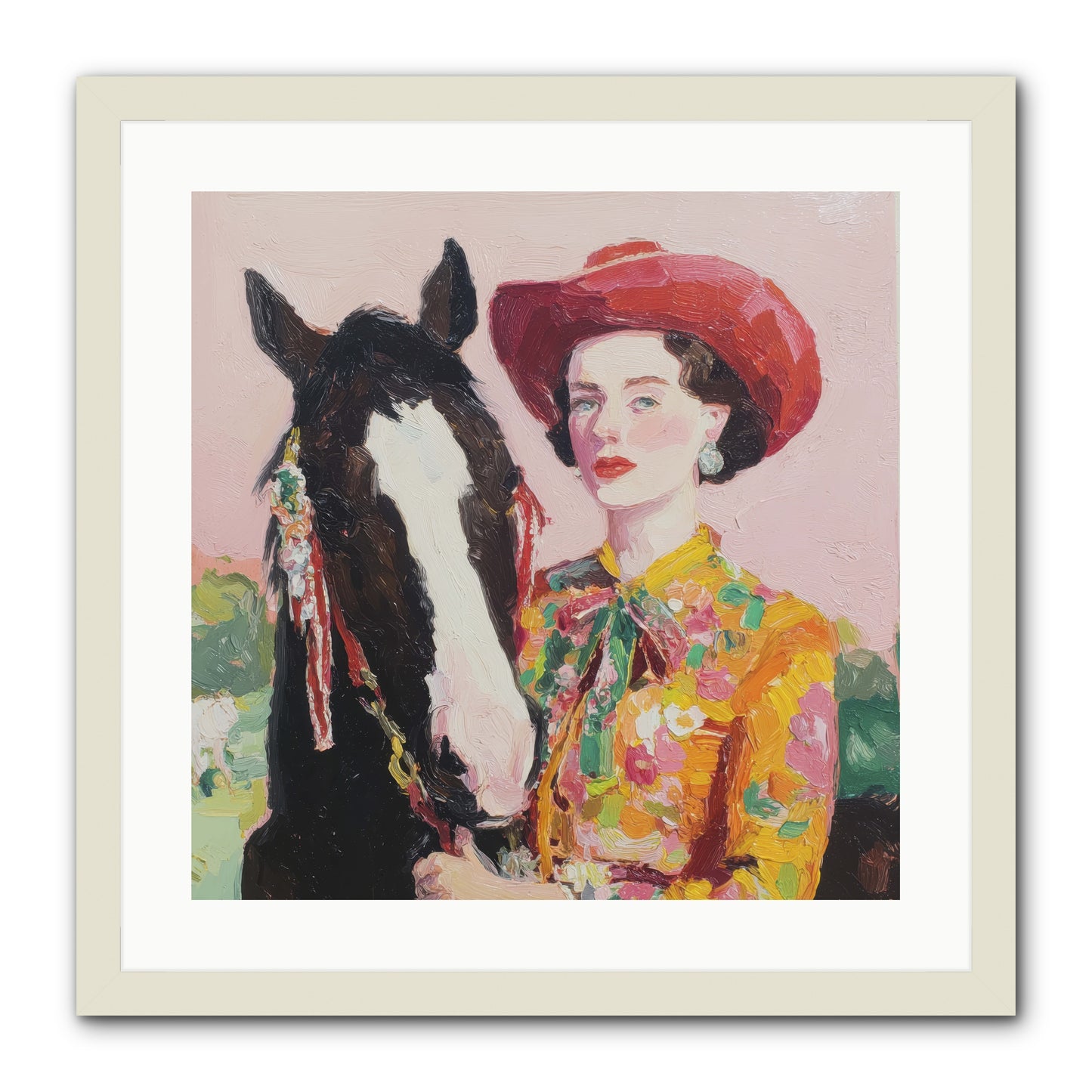 The Far Side of Wonder -- Framed Print - White 20x20