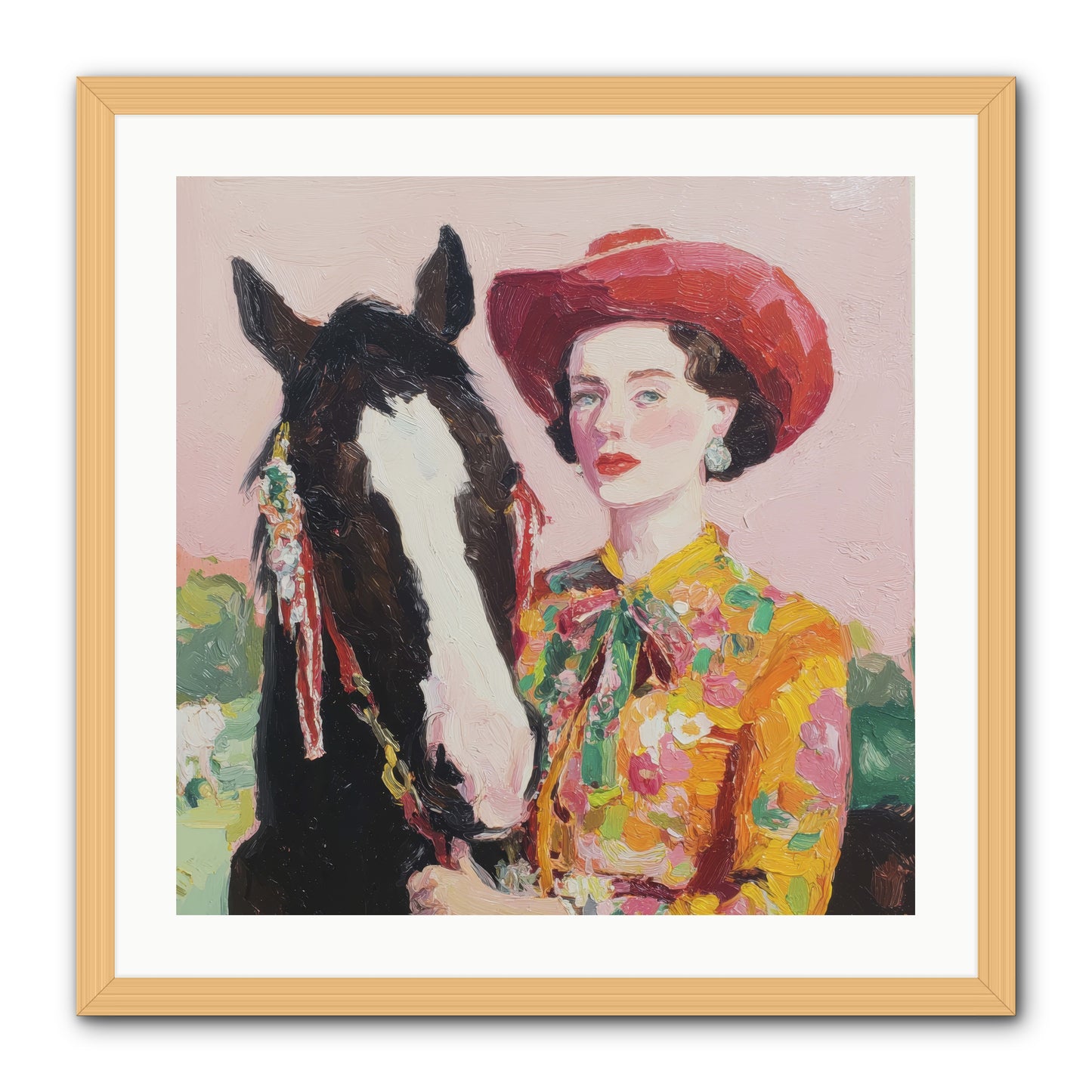 The Far Side of Wonder -- Framed Print - Natural 24x24