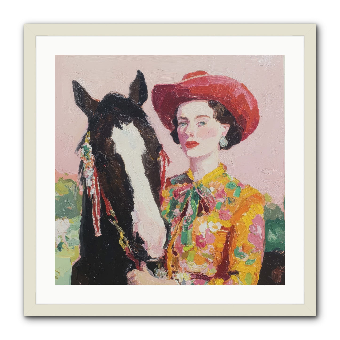 The Far Side of Wonder -- Framed Print - White 24x24