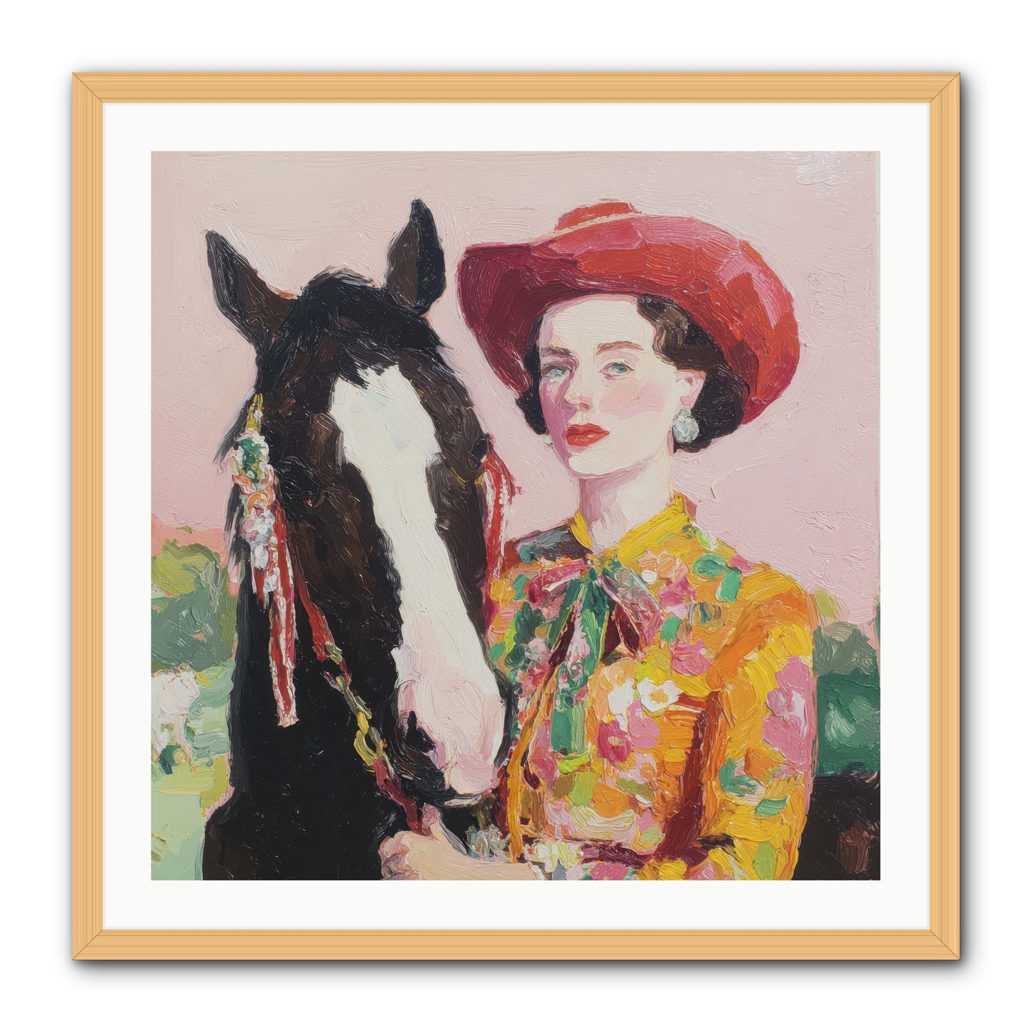 The Far Side of Wonder -- Framed Print - Natural 30x30