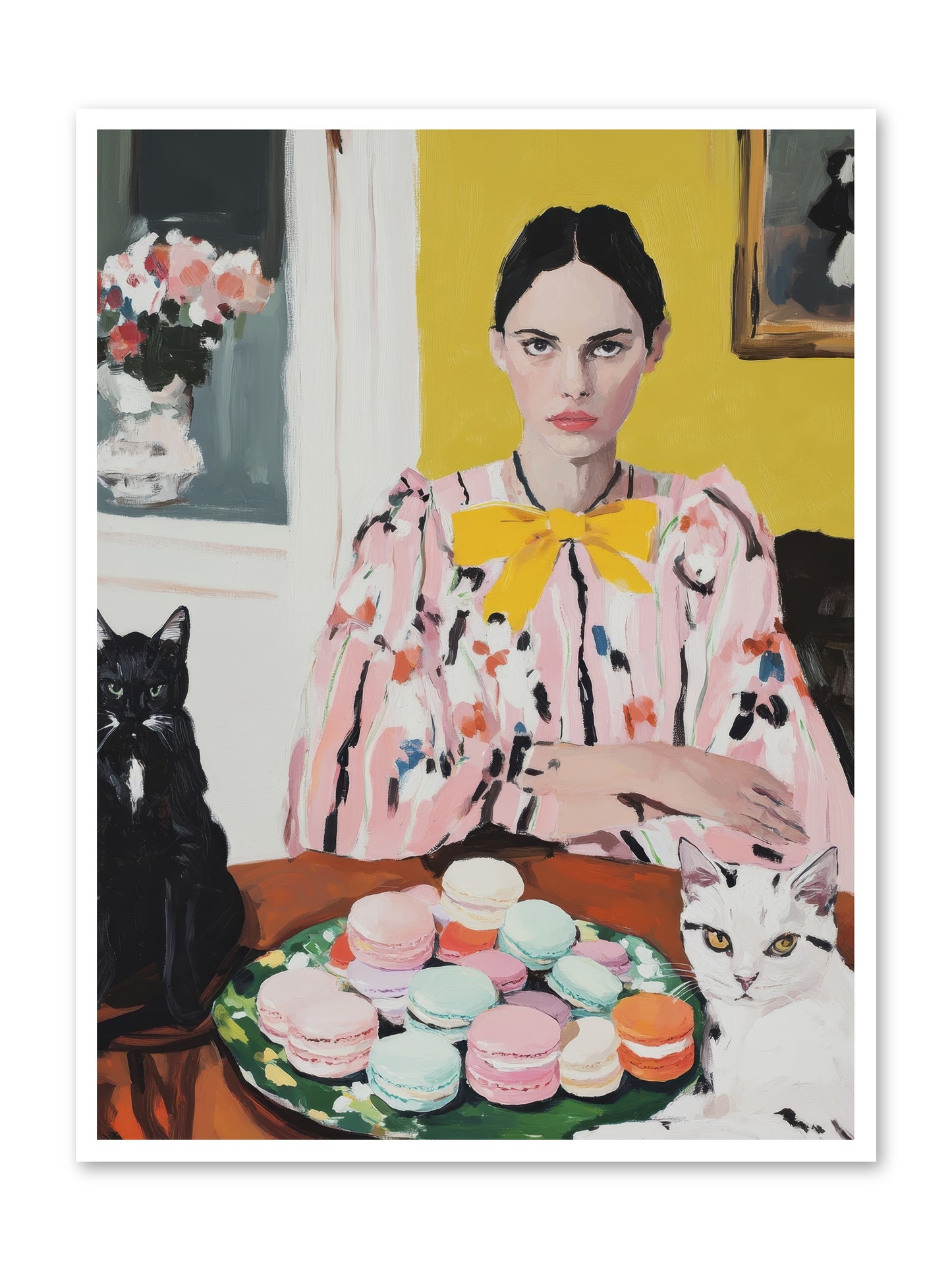 The Feline Patisserie Society -- Paper Print 36x48