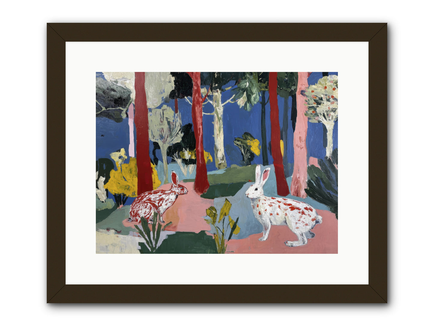 The Forest's Secret Language -- Framed Print - Black 16x12