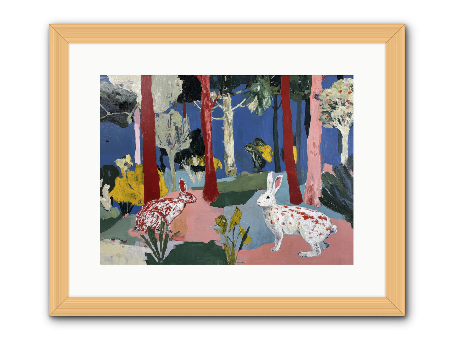 The Forest's Secret Language -- Framed Print - Natural 16x12