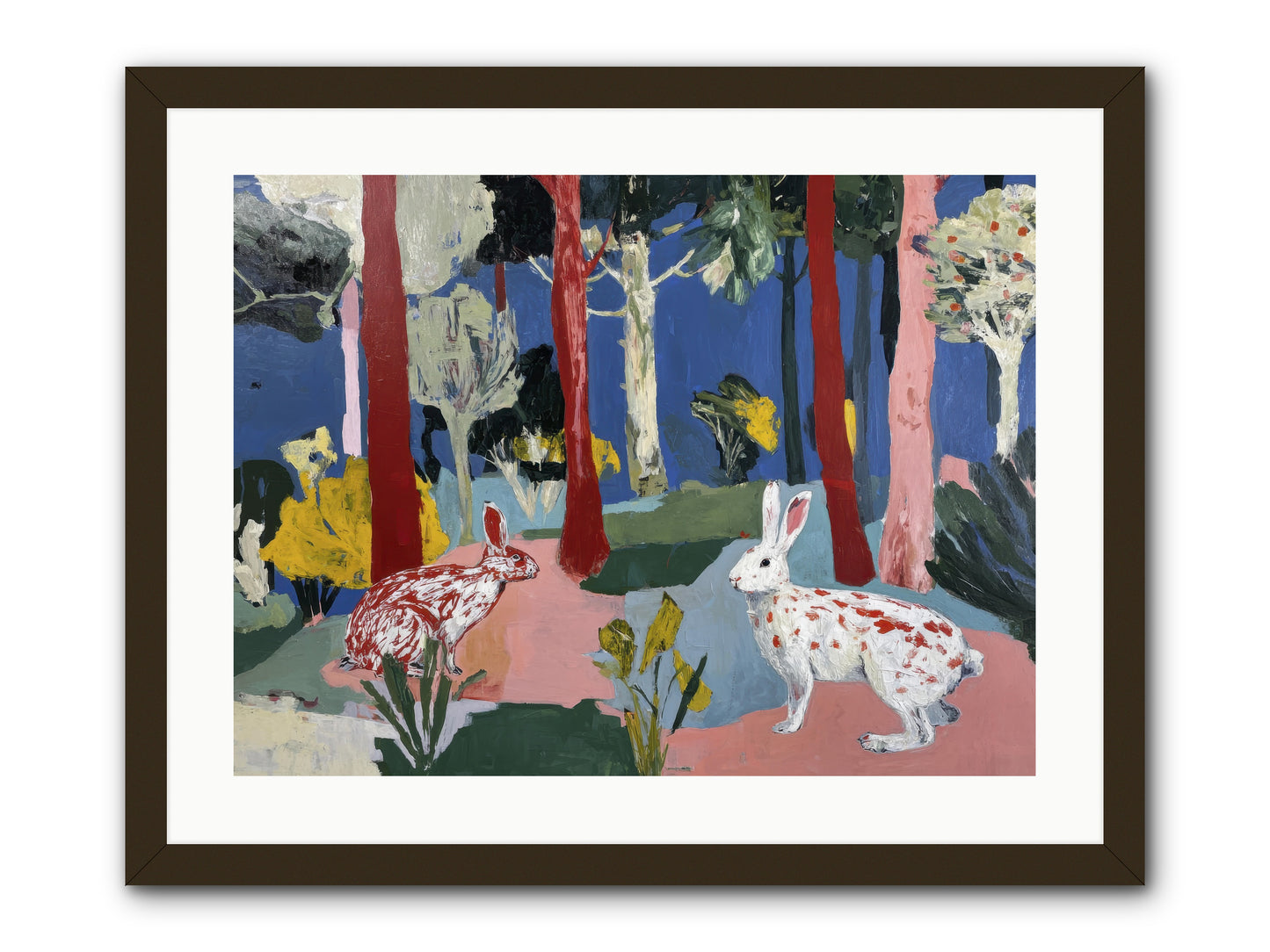 The Forest's Secret Language -- Framed Print - Black 24x18