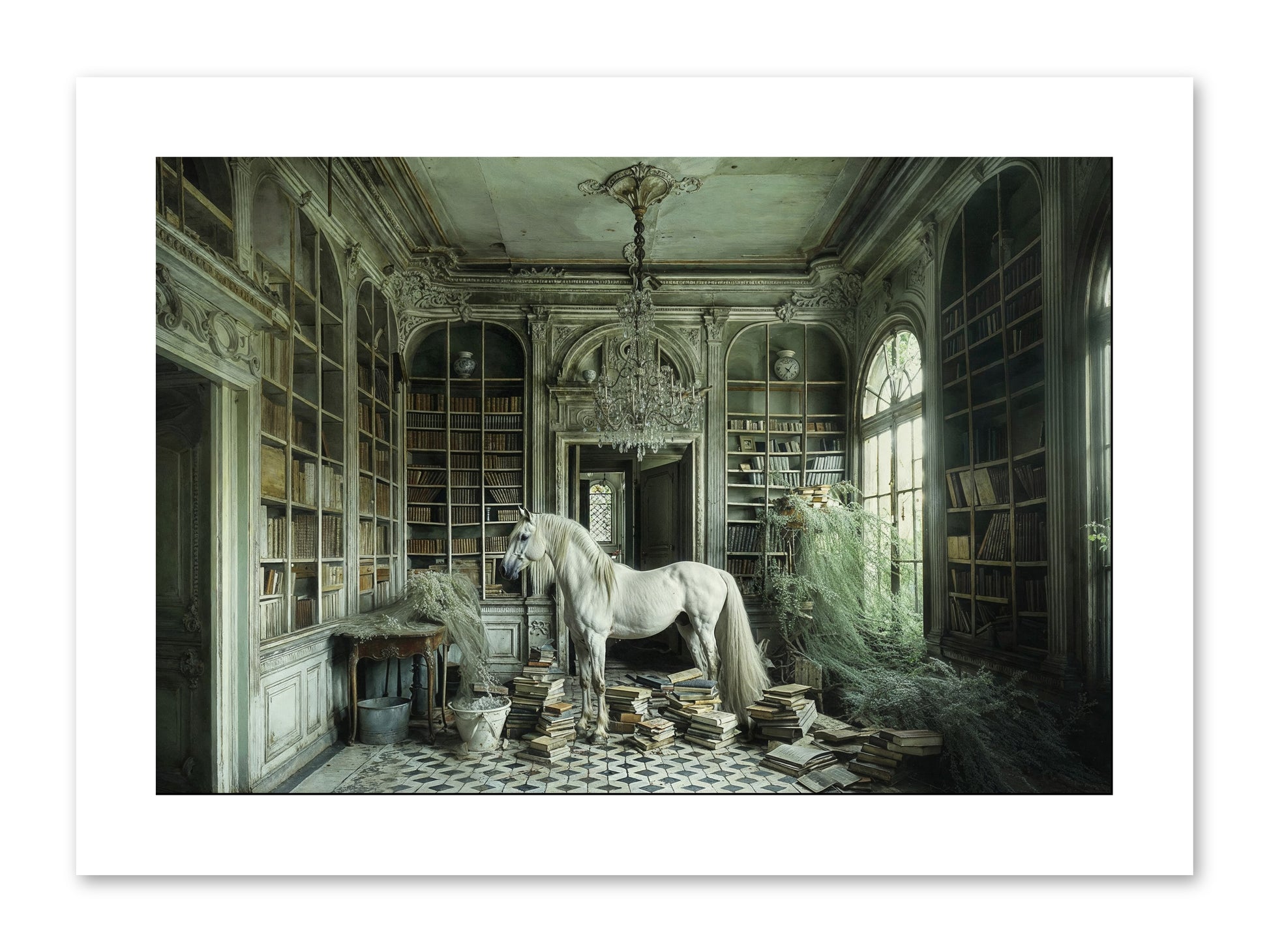 The Forgotten Pavilion -- Paper Print 12x8