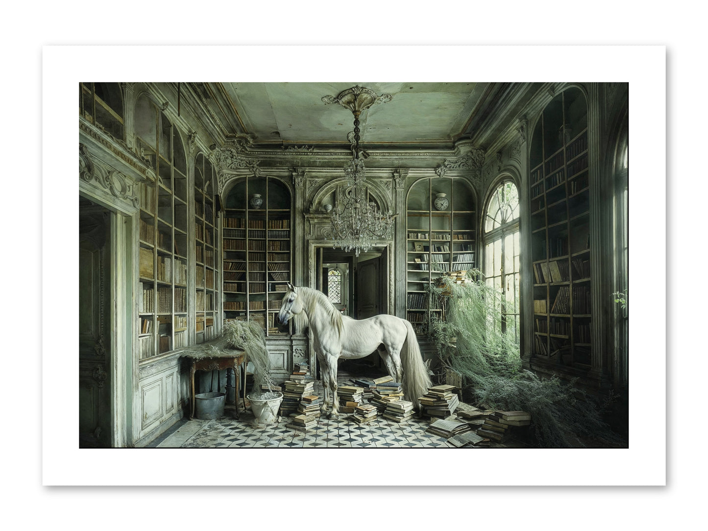 The Forgotten Pavilion -- Loose Canvas Print 15x10