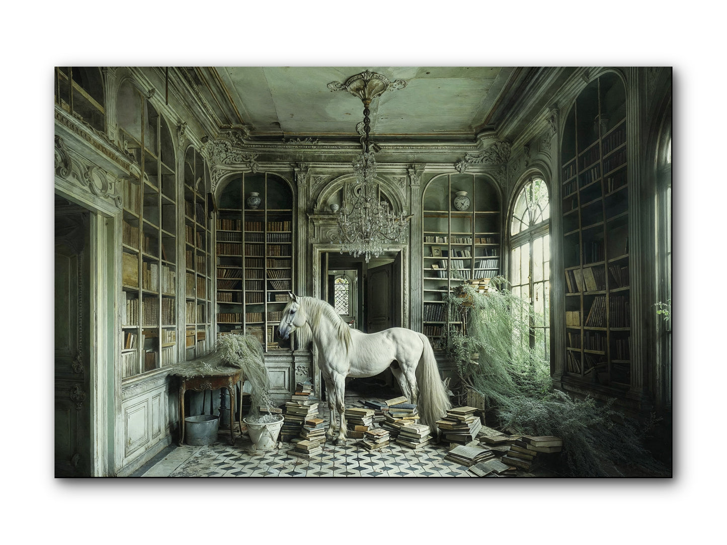 The Forgotten Pavilion -- Wrapped Canvas 12x8