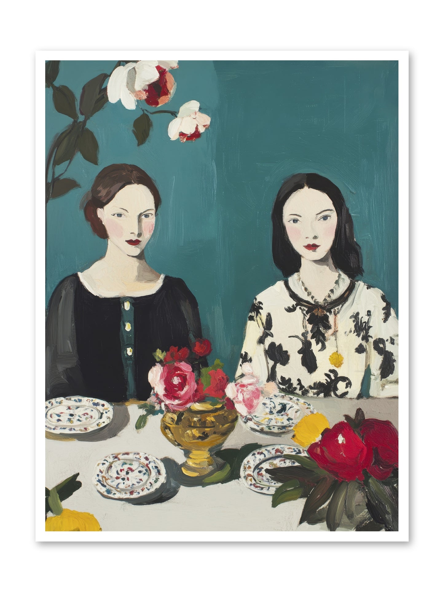 The French Table -- Paper Print 36x48