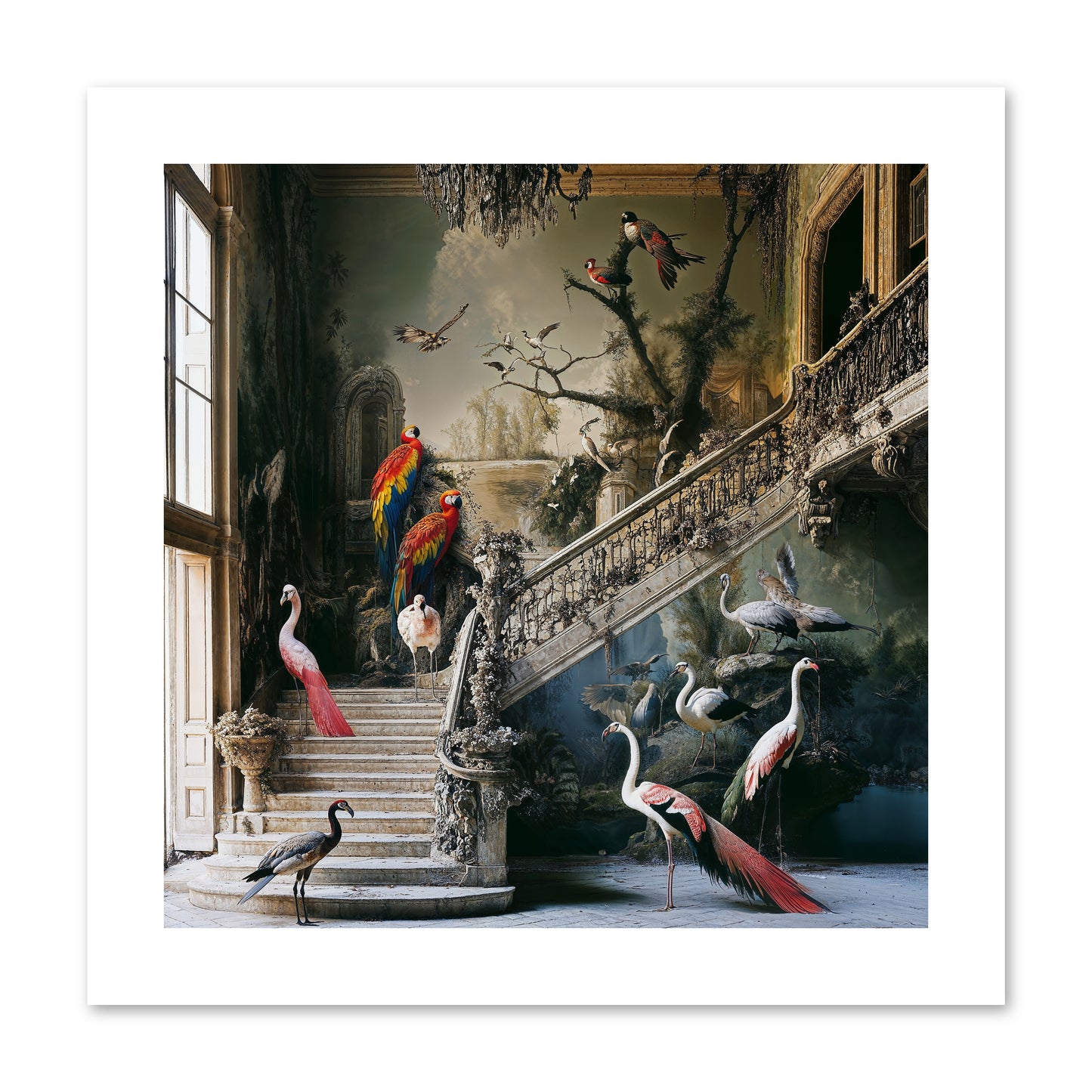 The Garden Party -- Paper Print 10x10