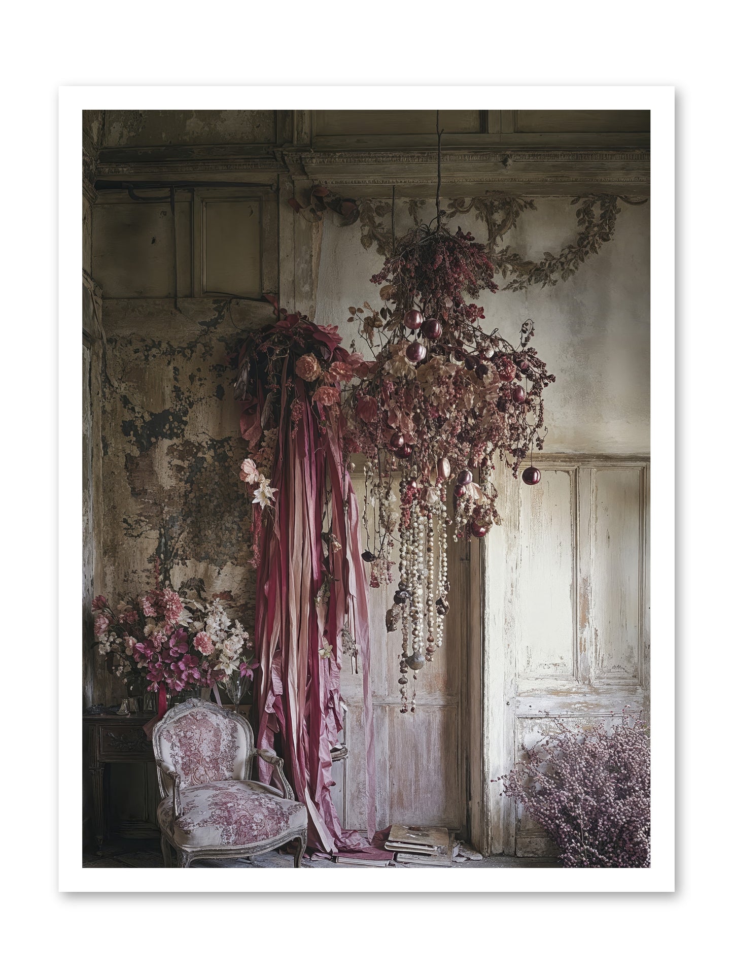 The Garden Slept -- Paper Print 24x32
