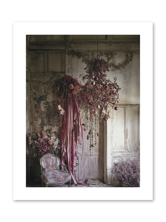 The Garden Slept -- Paper Print 9x12