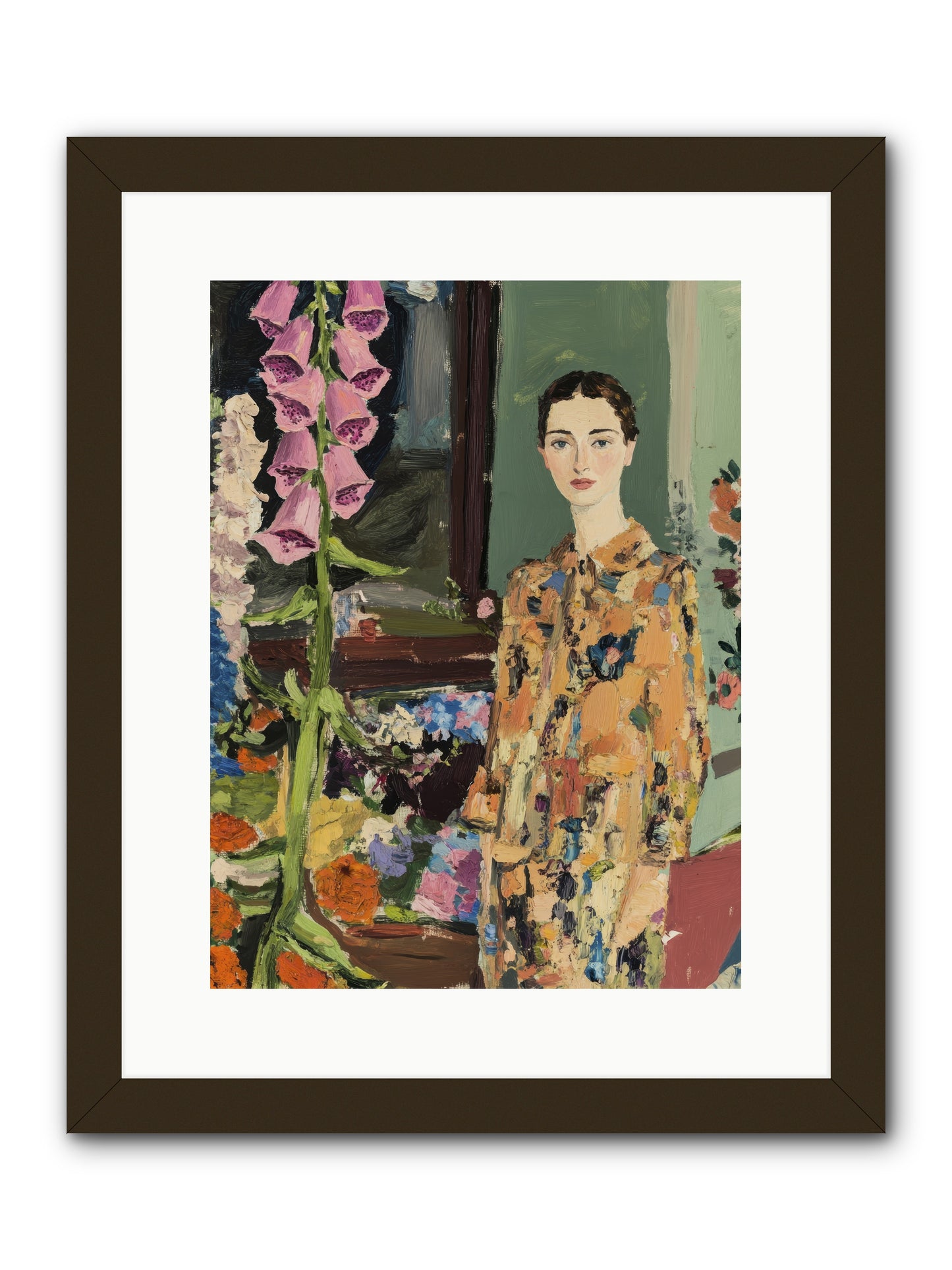 The Garden That Saves Me -- Framed Print - Black 12x16