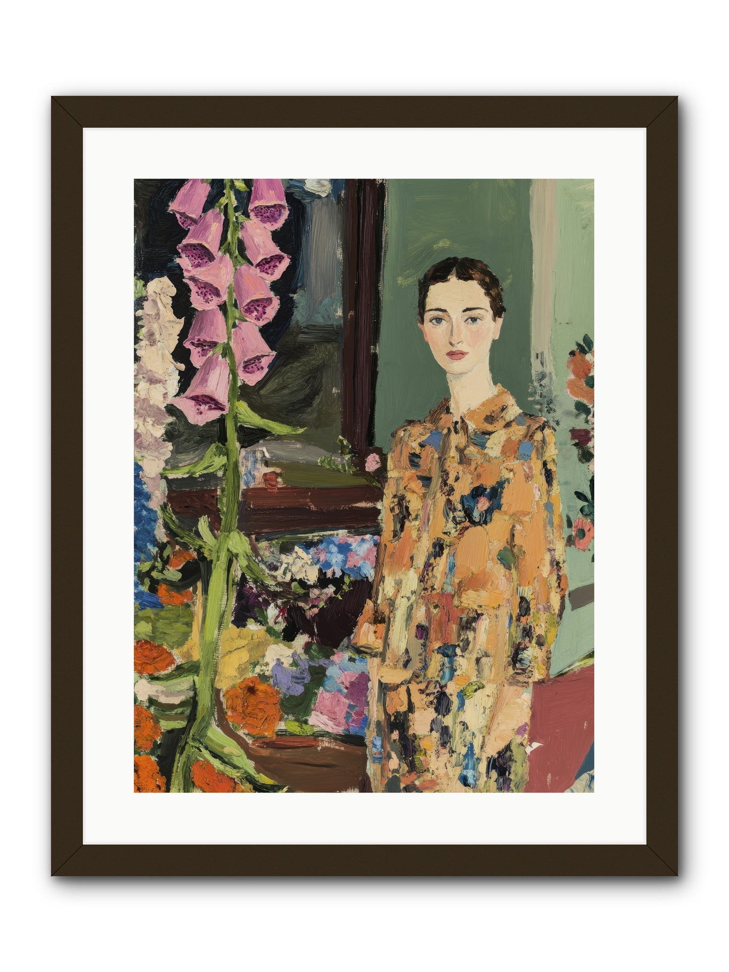 The Garden That Saves Me -- Framed Print - Black 18x24
