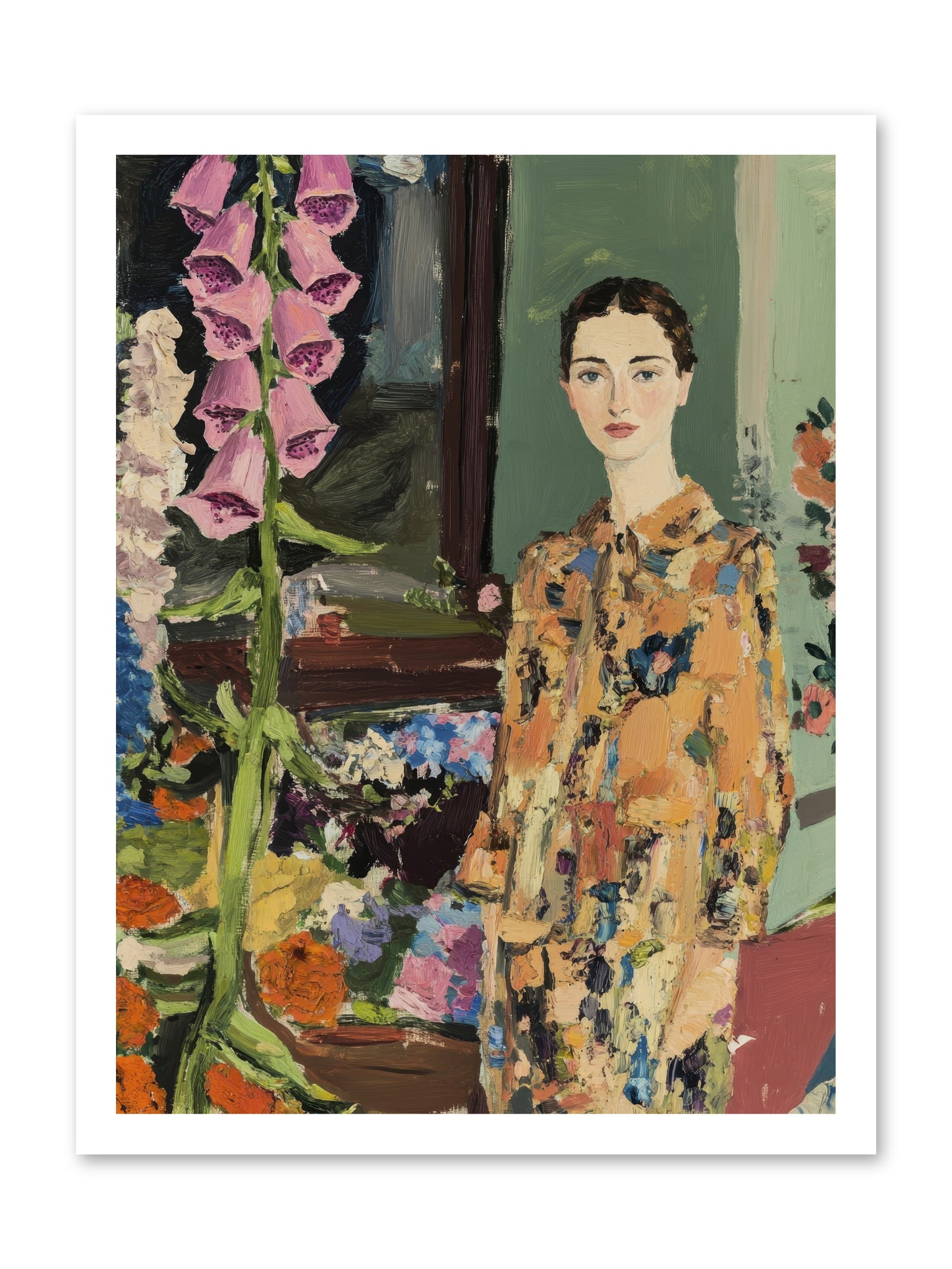 The Garden That Saves Me -- Loose Canvas Print 18x24