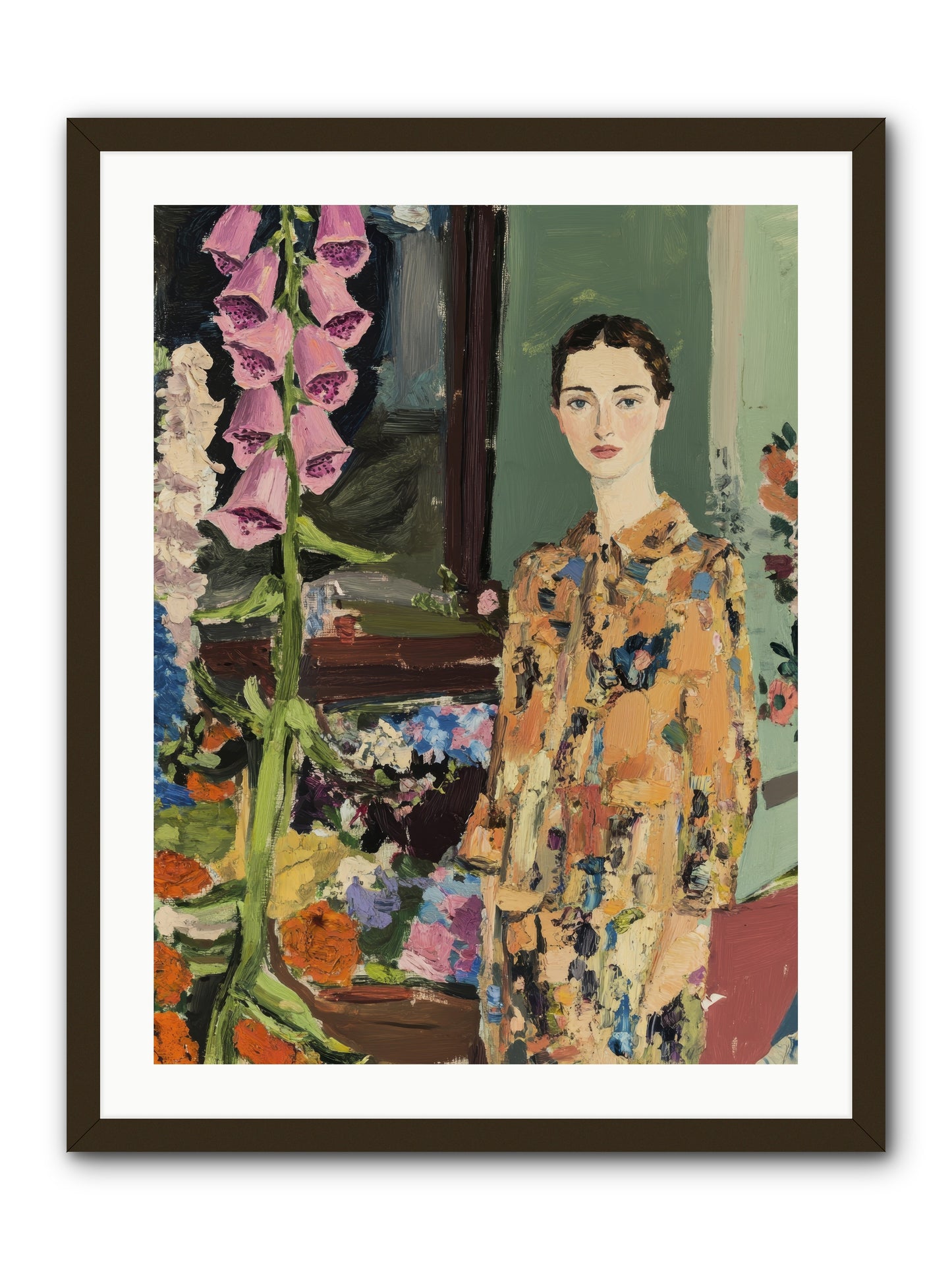 The Garden That Saves Me -- Framed Print - Black 24x32