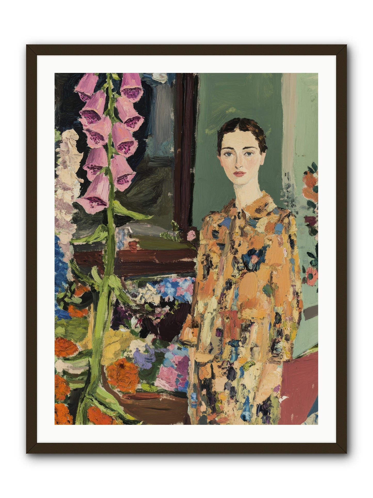 The Garden That Saves Me -- Framed Print - Black 30x40