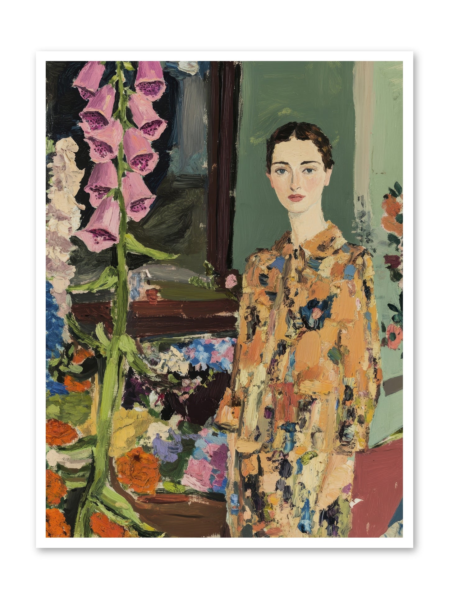 The Garden That Saves Me -- Loose Canvas Print 36x48
