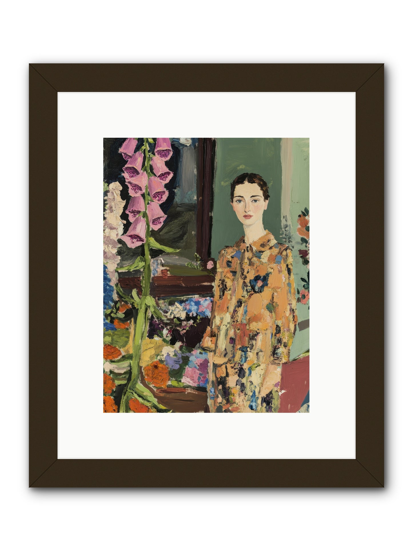 The Garden That Saves Me -- Framed Print - Black 9x12