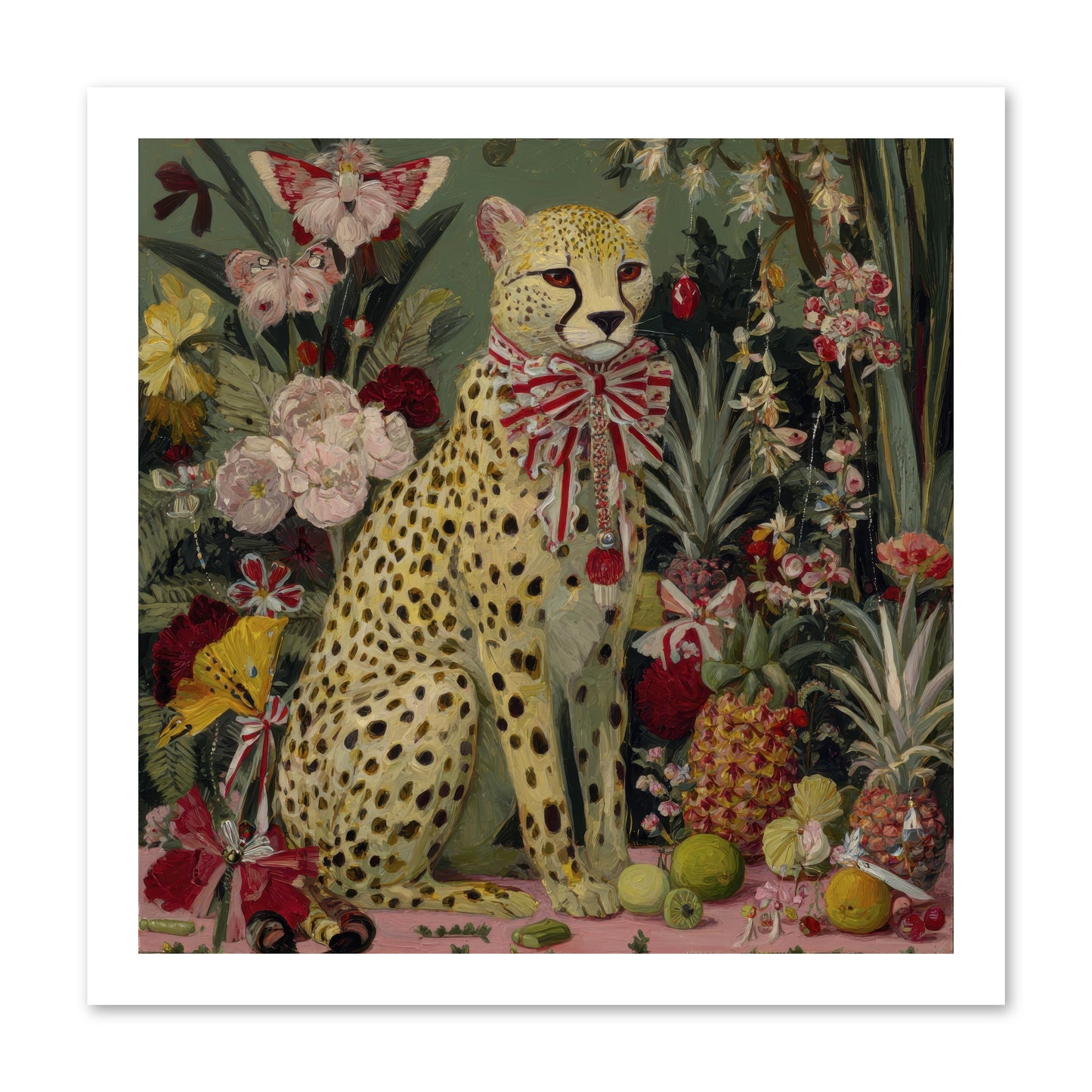 The Garden’s Quiet Spell -- Loose Canvas Print 16x16