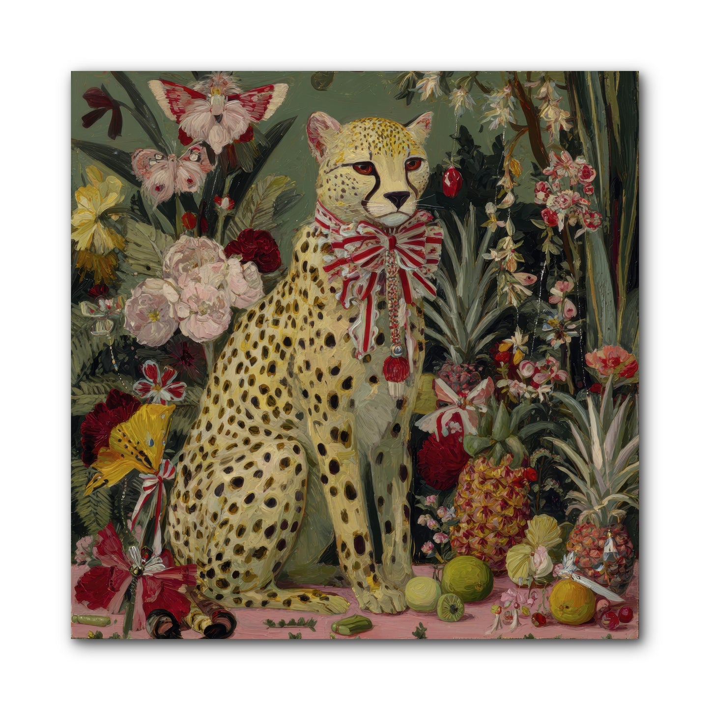 The Garden’s Quiet Spell -- Wrapped Canvas 10x10
