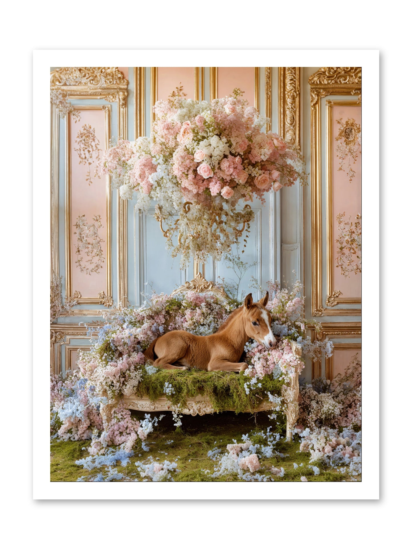 The Garden's Young Prince -- Loose Canvas Print 18x24