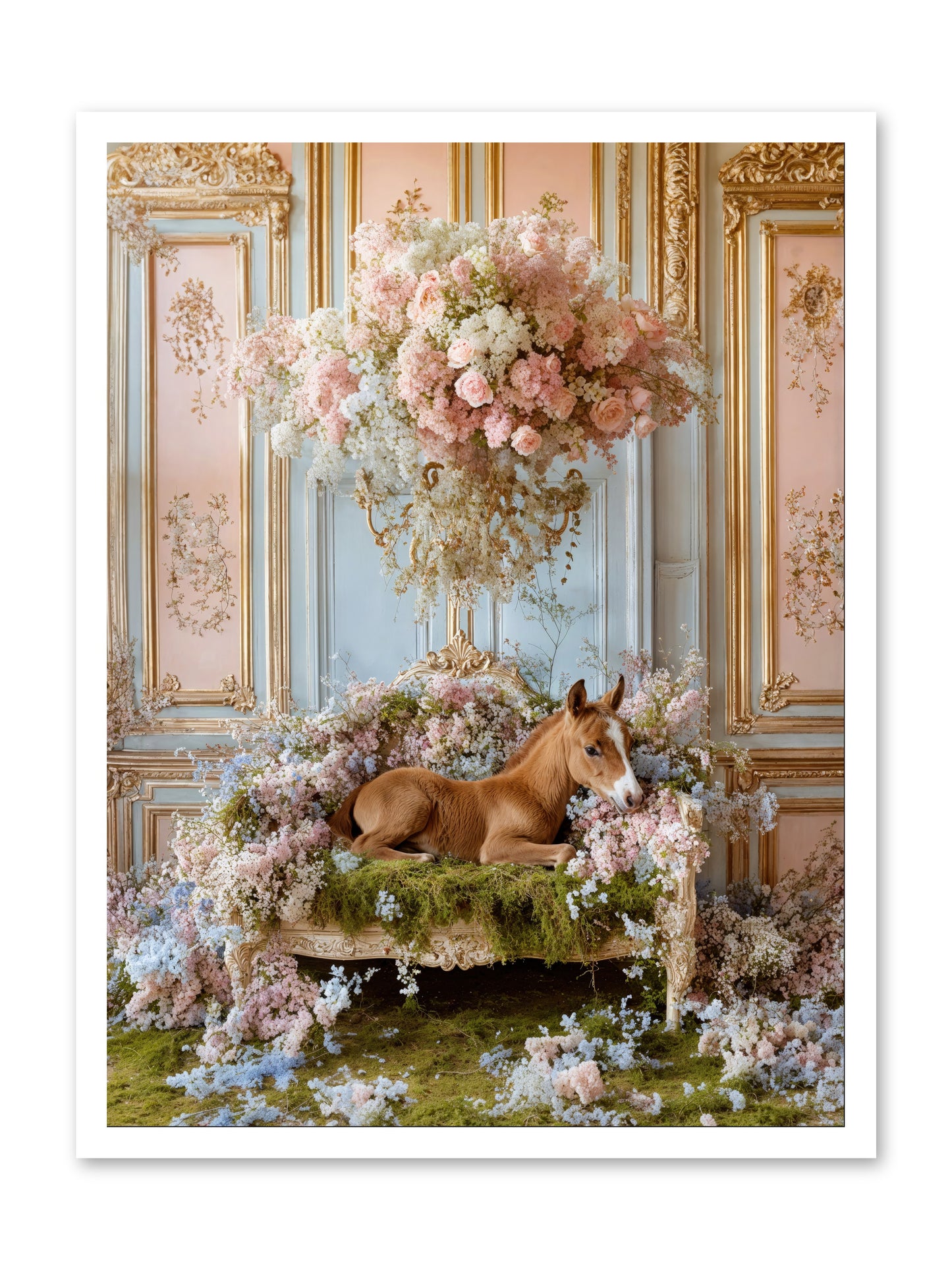 The Garden's Young Prince -- Loose Canvas Print 24x32