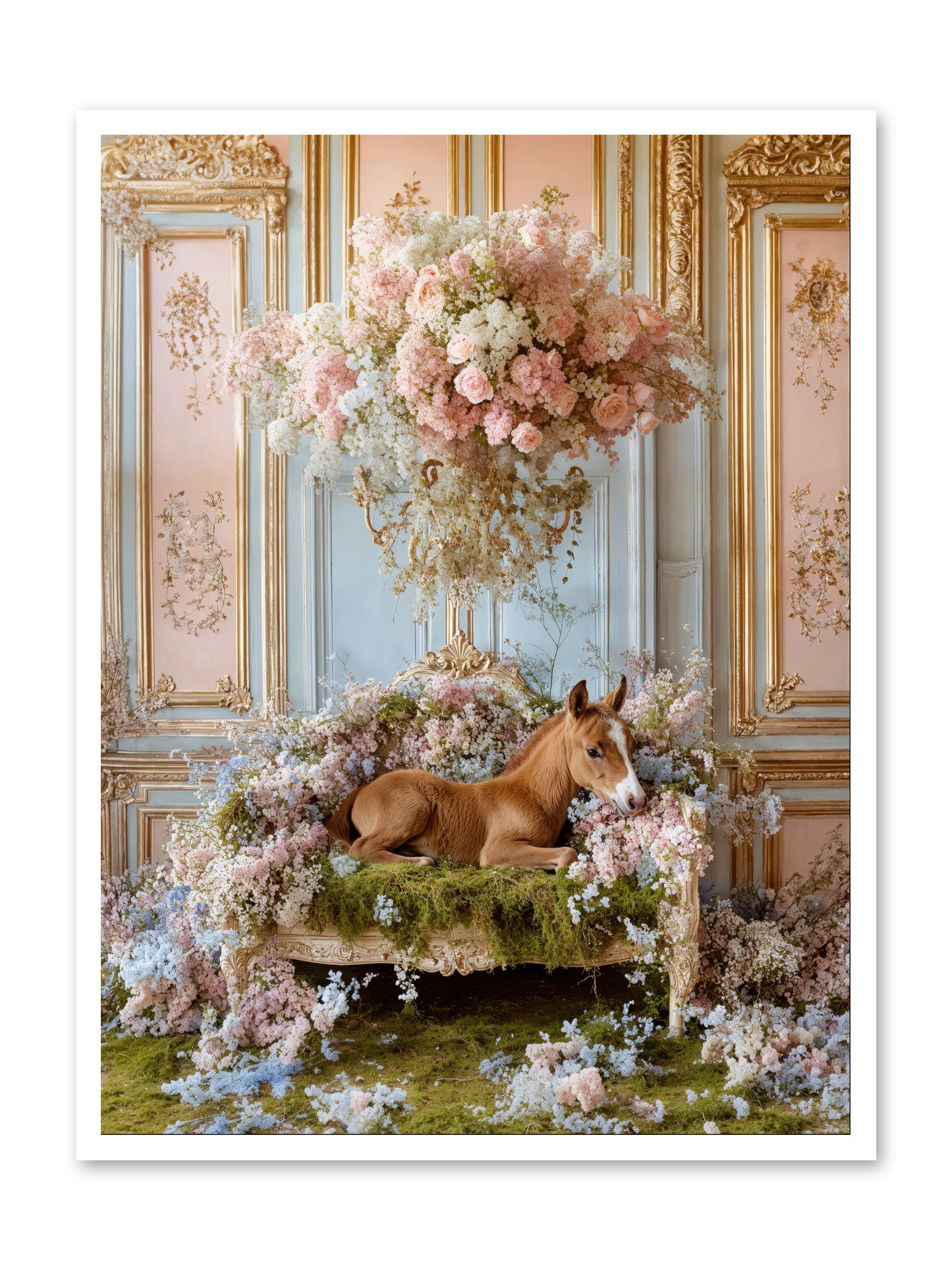 The Garden's Young Prince -- Loose Canvas Print 30x40