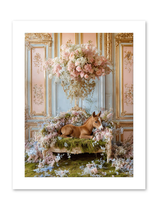 The Garden's Young Prince -- Paper Print 9x12