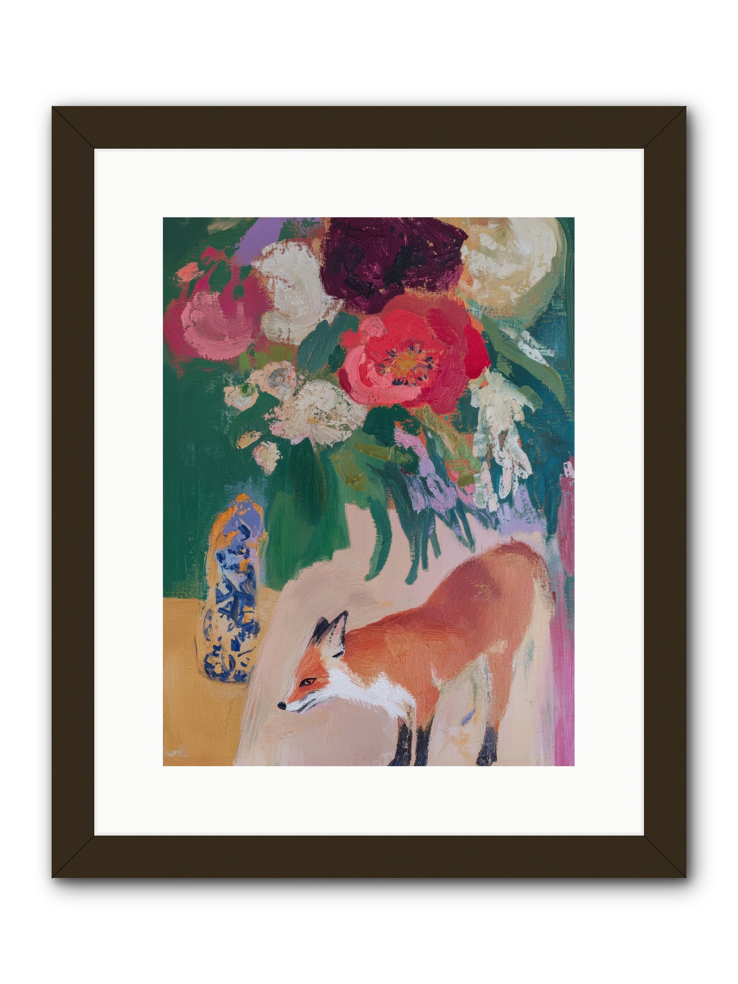 The Genteel Search -- Framed Print - Black 12x16