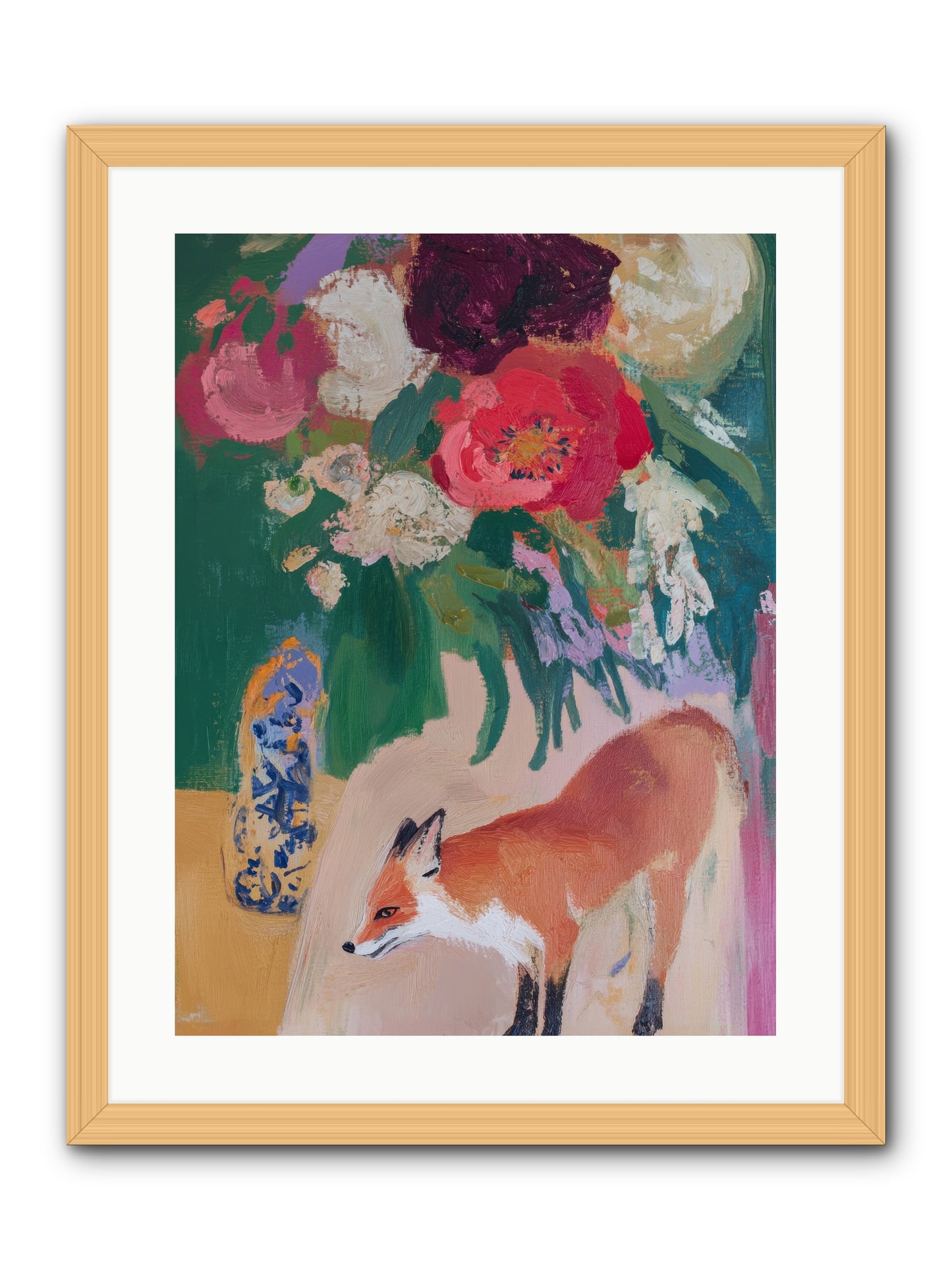 The Genteel Search -- Framed Print - Natural 18x24