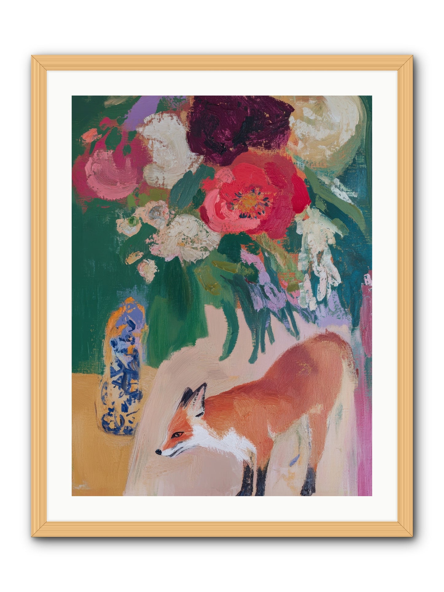 The Genteel Search -- Framed Print - Natural 24x32
