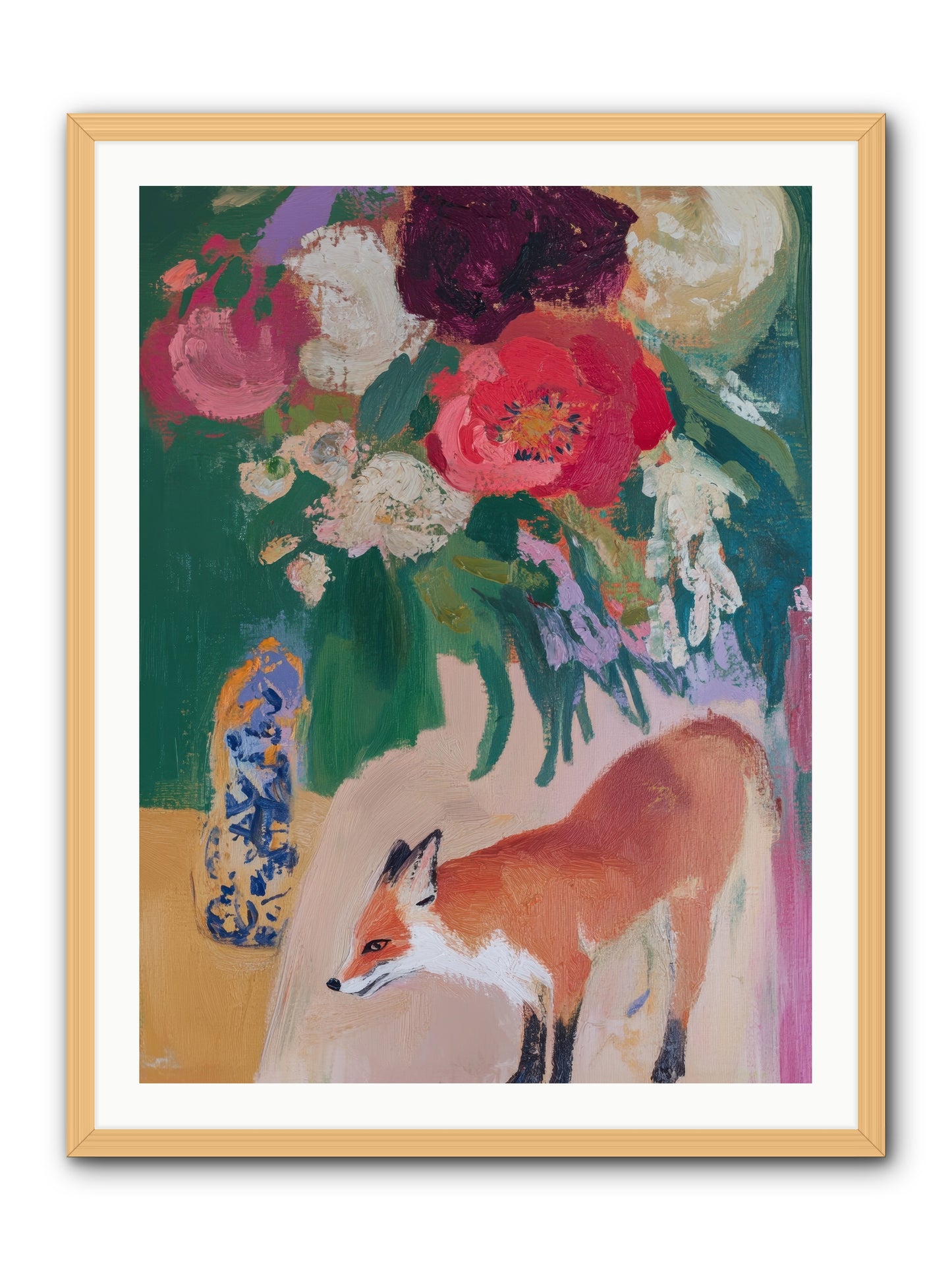 The Genteel Search -- Framed Print - Natural 30x40