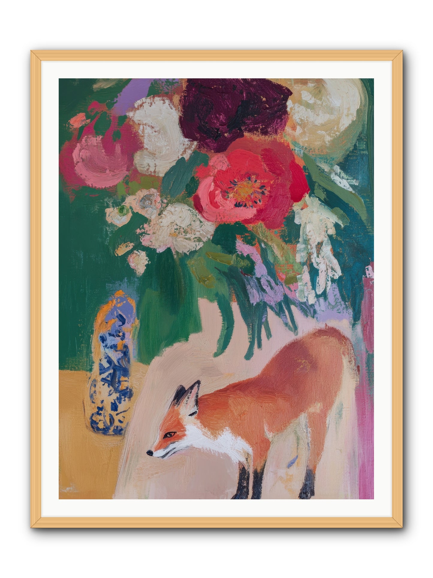 The Genteel Search -- Framed Print - Natural 36x48