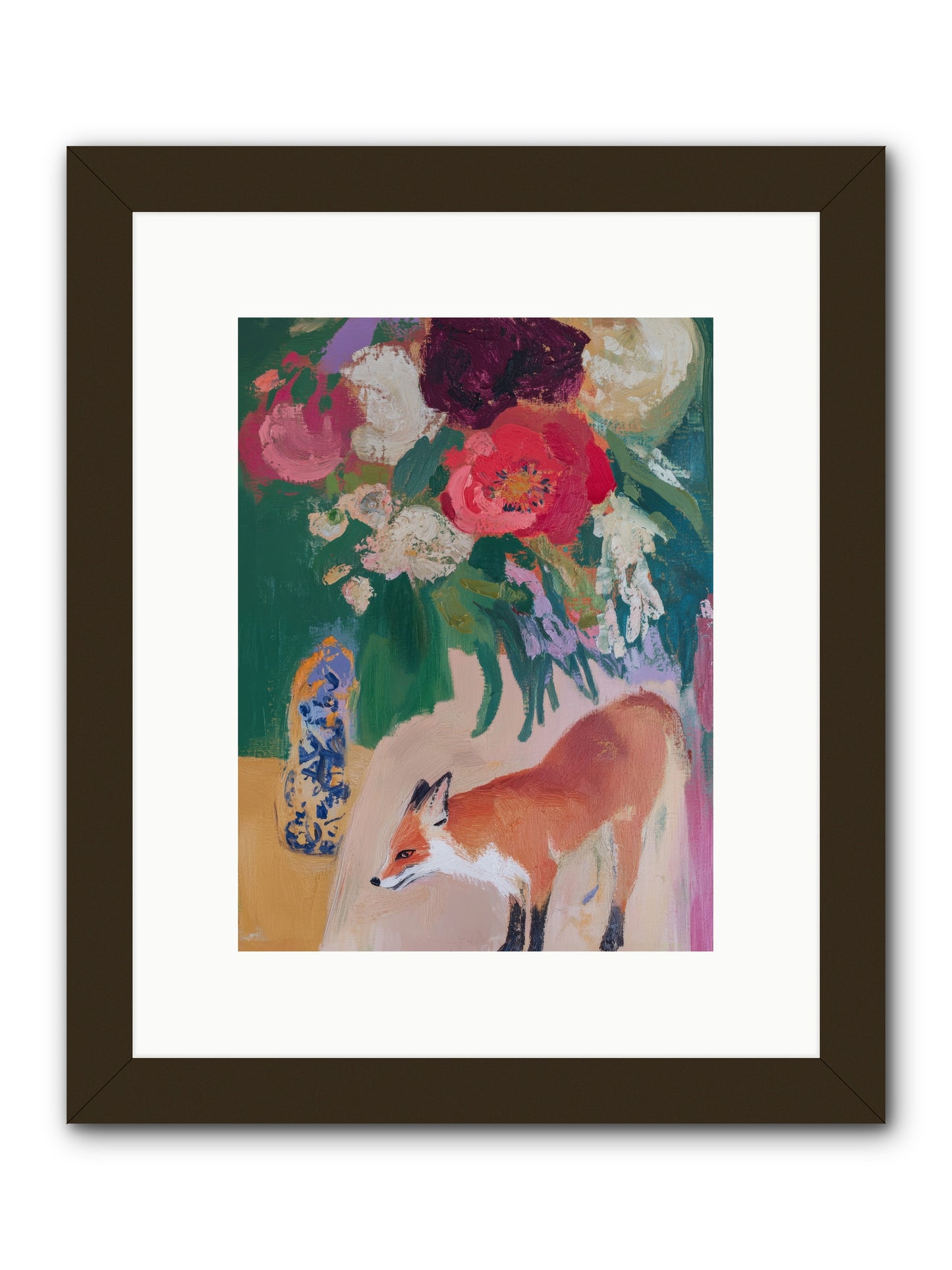 The Genteel Search -- Framed Print - Black 9x12