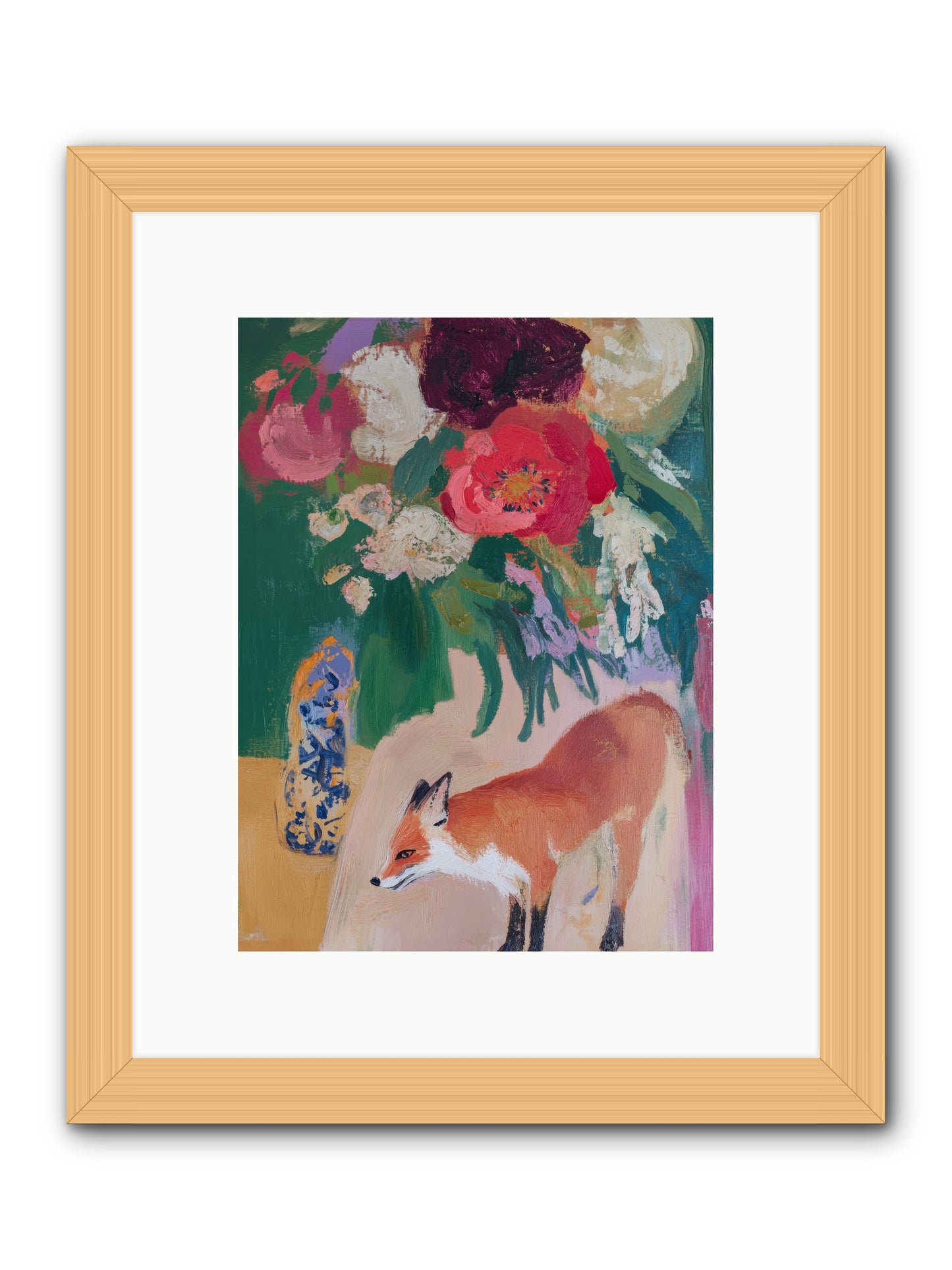 The Genteel Search -- Framed Print - Natural 9x12