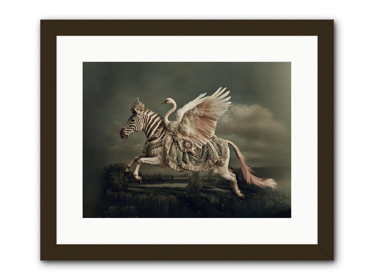 The Gentle Weather of Us -- Framed Print - Black 16x12