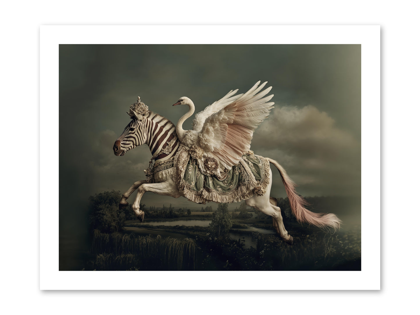 The Gentle Weather of Us -- Loose Canvas Print 16x12