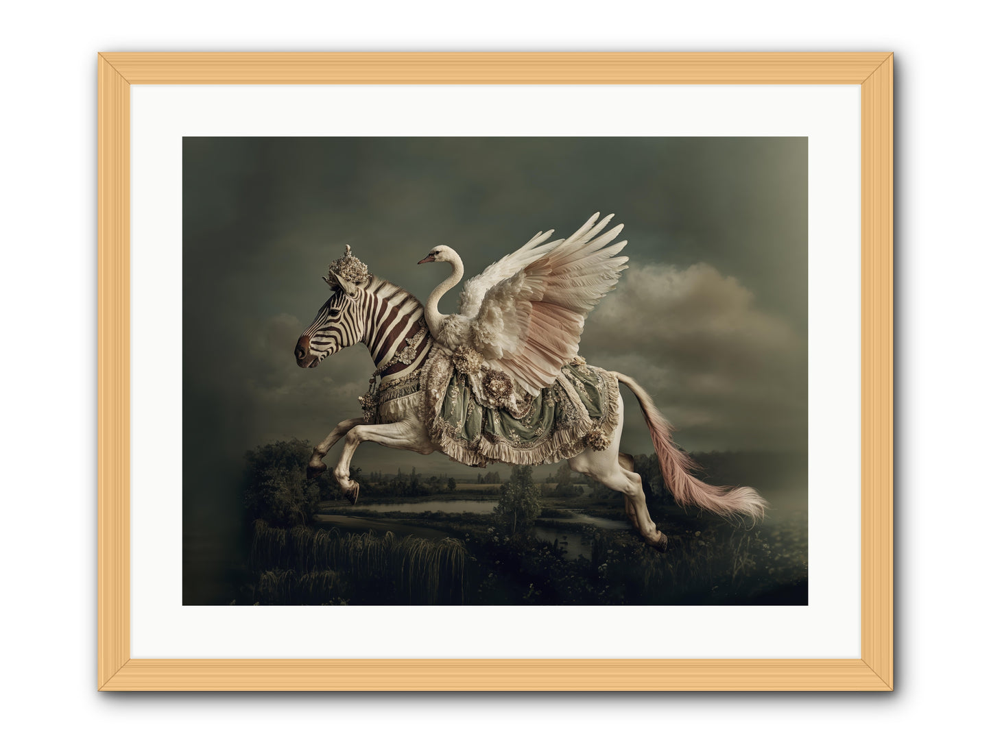 The Gentle Weather of Us -- Framed Print - Natural 24x18