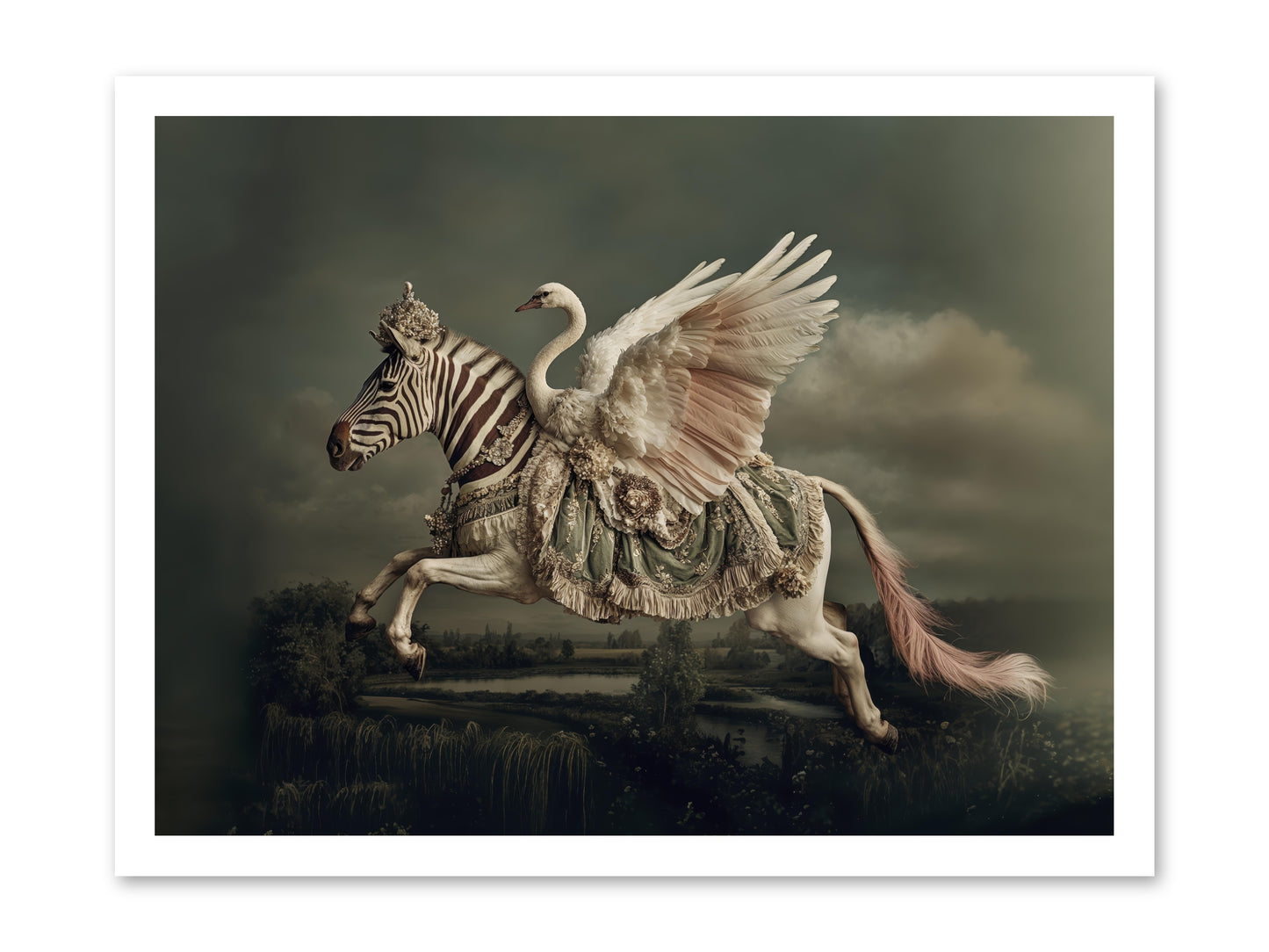 The Gentle Weather of Us -- Loose Canvas Print 24x18
