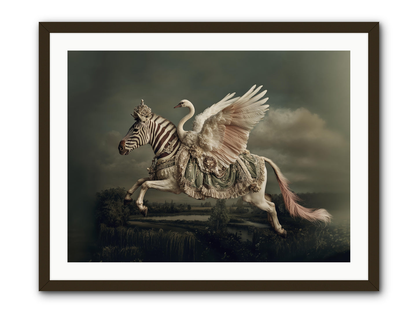 The Gentle Weather of Us -- Framed Print - Black 32x24