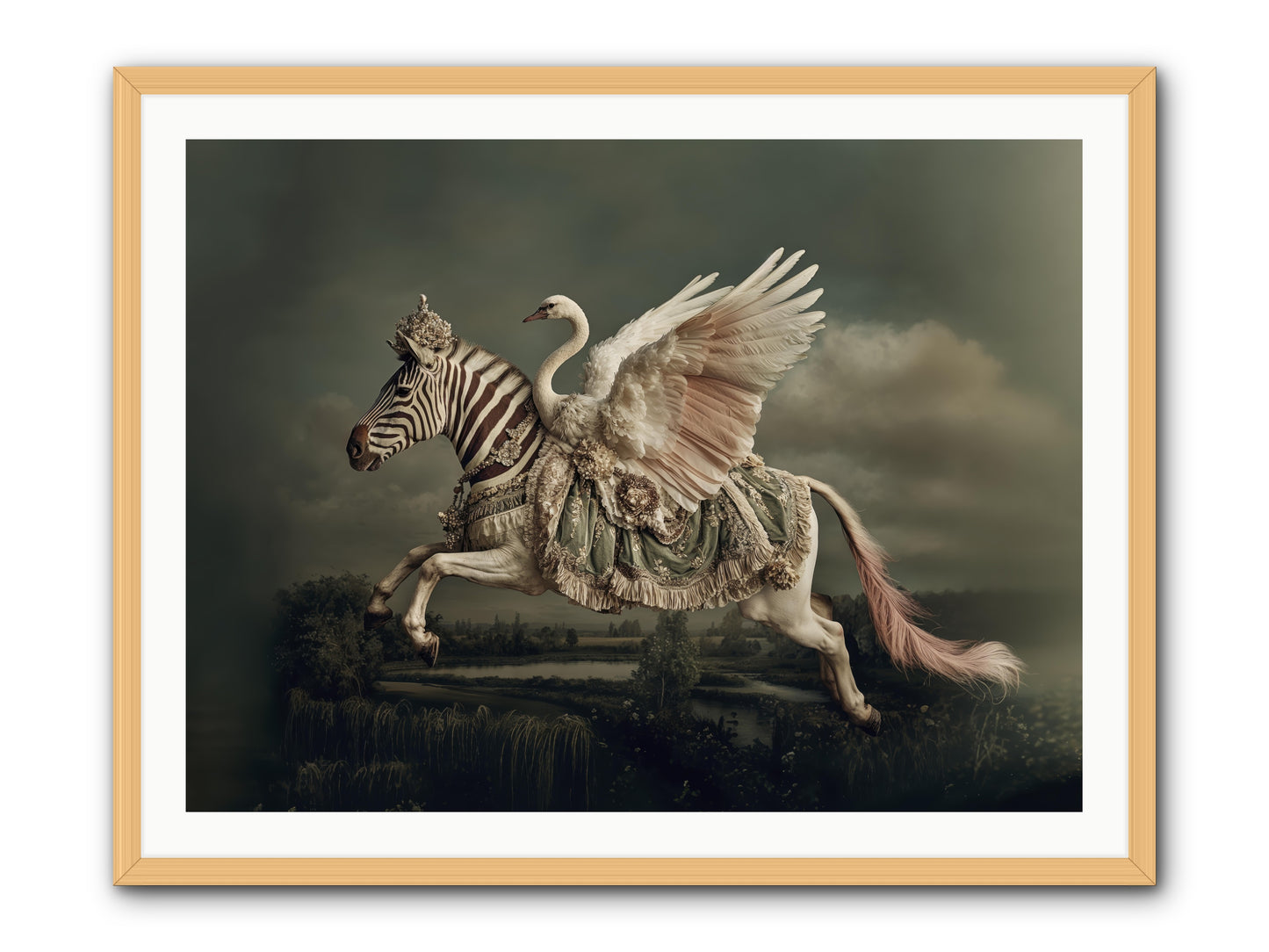 The Gentle Weather of Us -- Framed Print - Natural 40x30