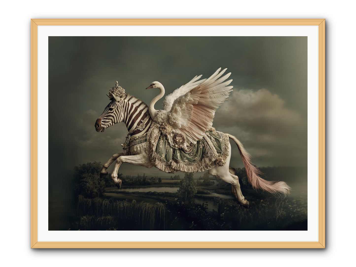 The Gentle Weather of Us -- Framed Print - Natural 48x36