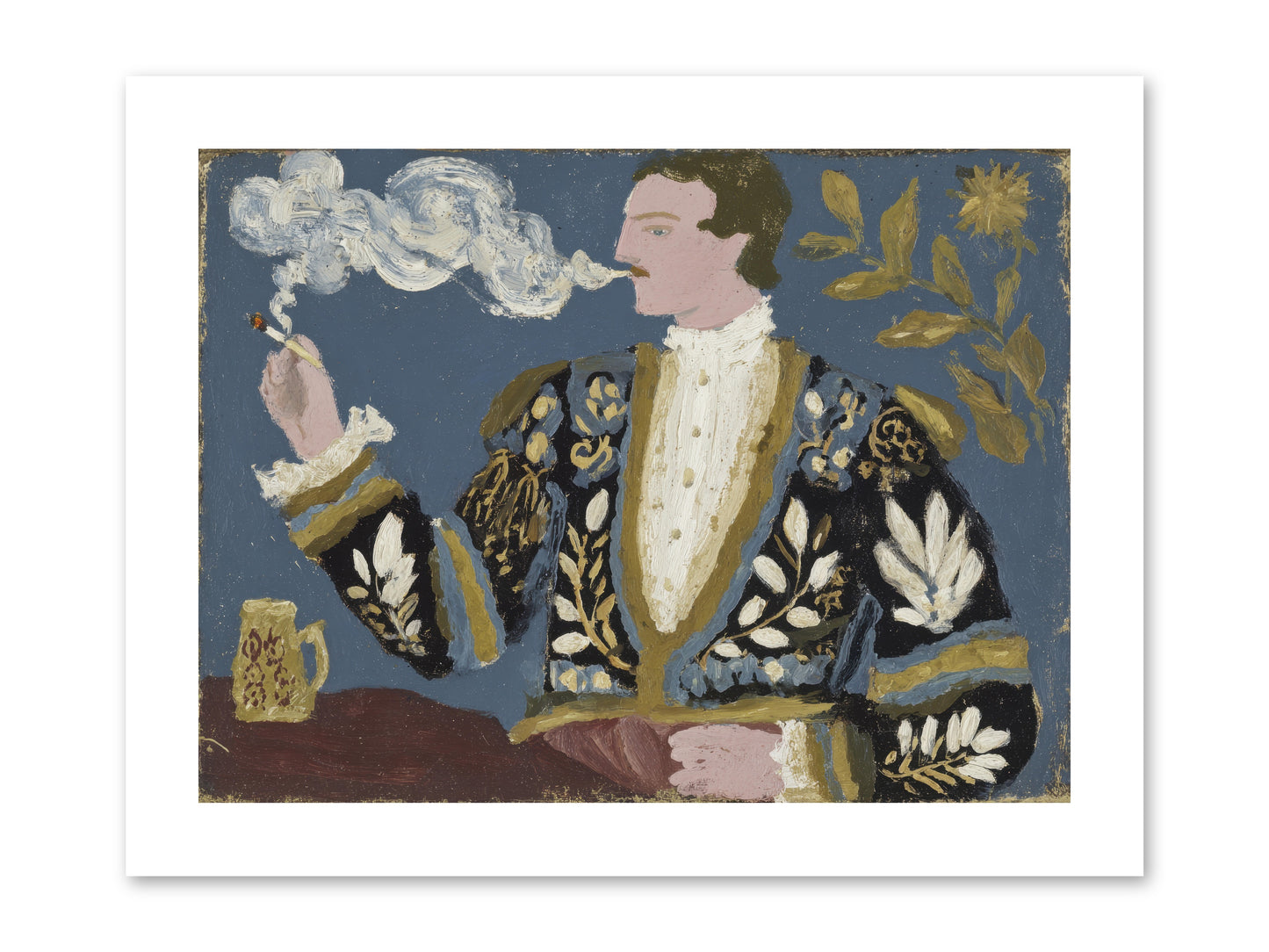 The Gentleman Who Exhaled Gardens -- Paper Print 12x9