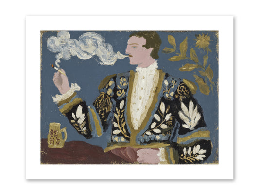 The Gentleman Who Exhaled Gardens -- Paper Print 12x9
