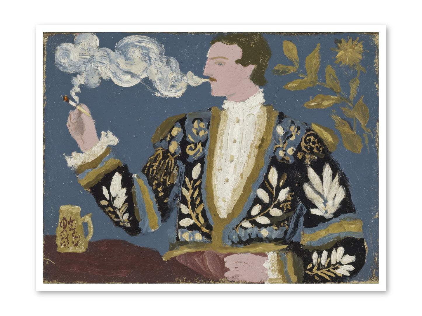The Gentleman Who Exhaled Gardens -- Paper Print 48x36