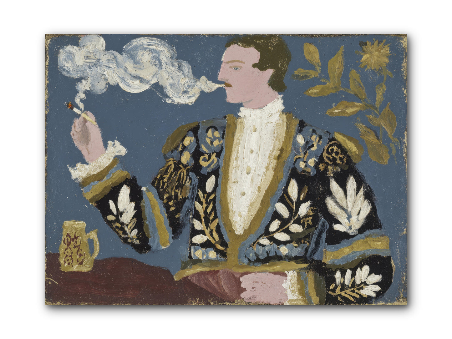 The Gentleman Who Exhaled Gardens -- Wrapped Canvas 12x9
